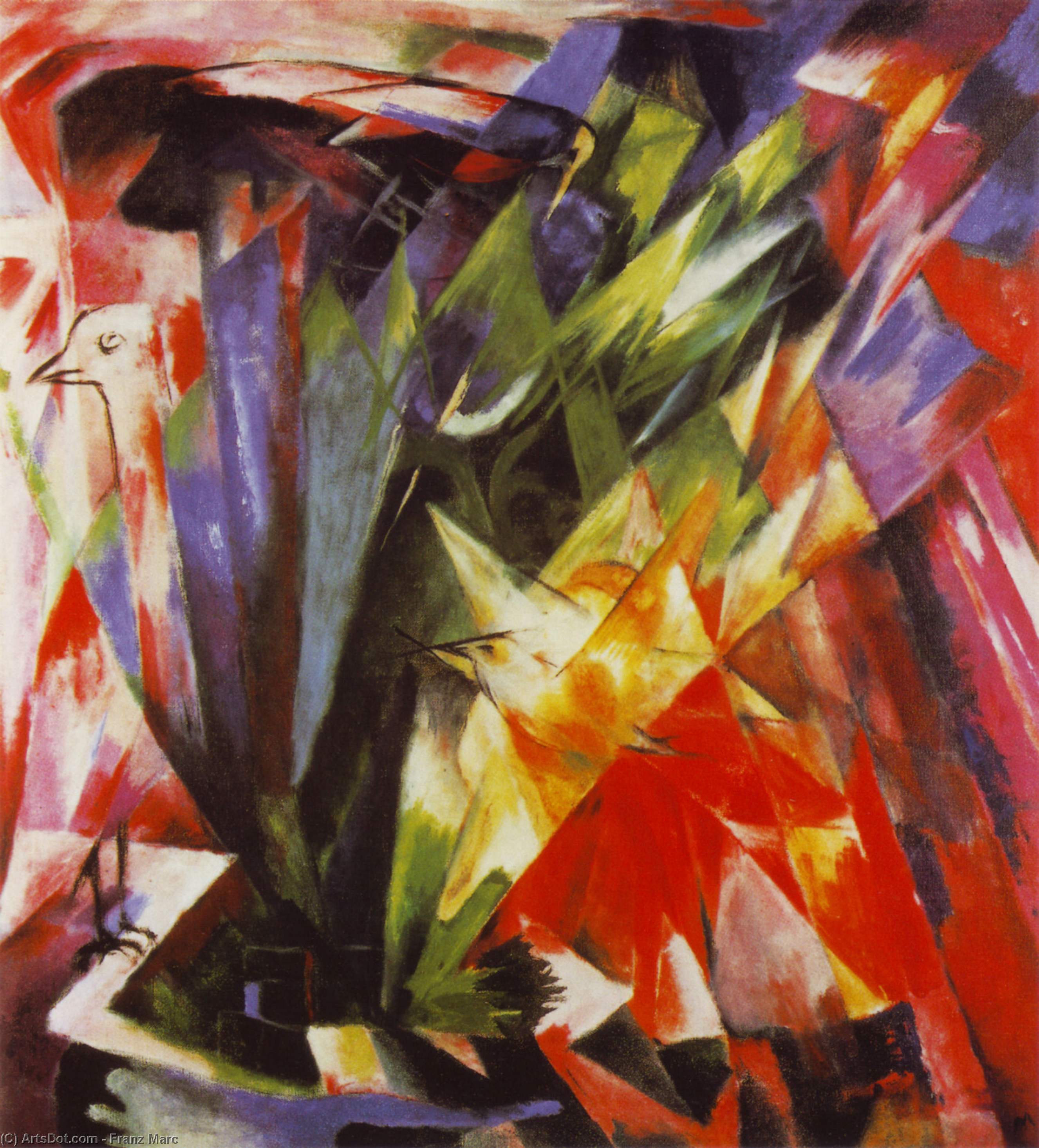 Vögel — Franz Marc