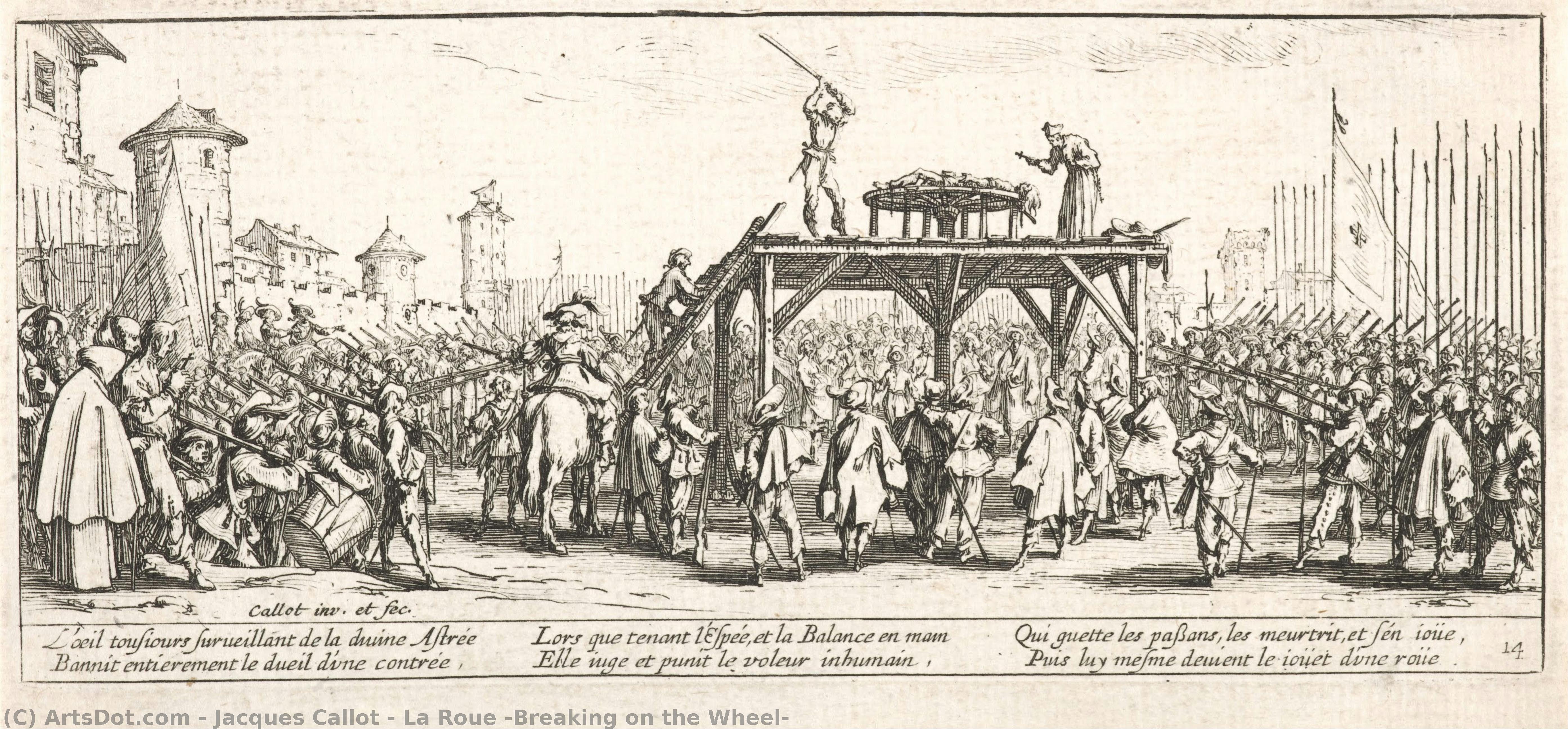 La Roue (breaking On The Wheel) — Jacques Callot