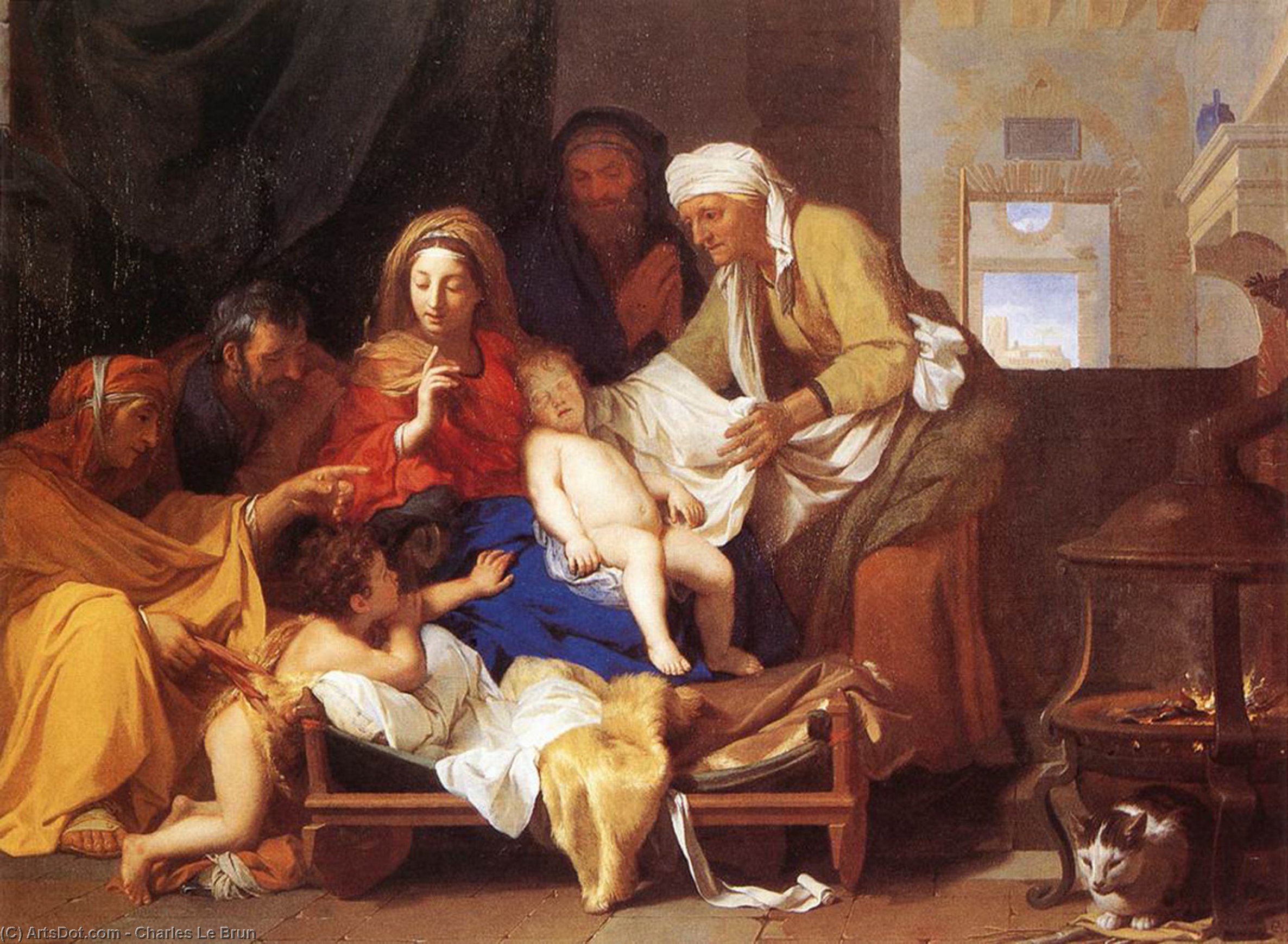 La Vergine Adorante il Bambino