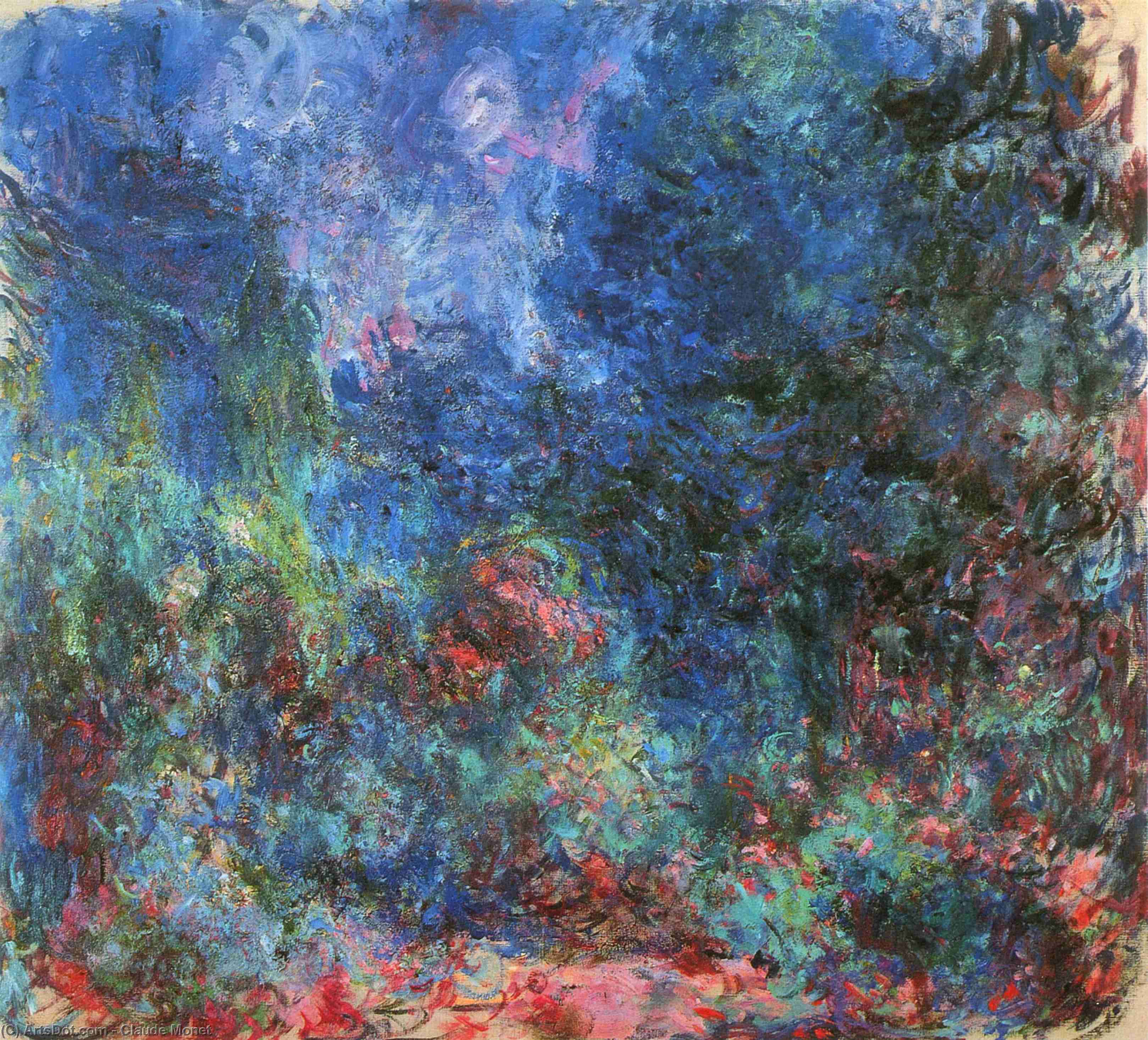 Будинок У Живерні, Вид Зrose Garden — Клод Моне