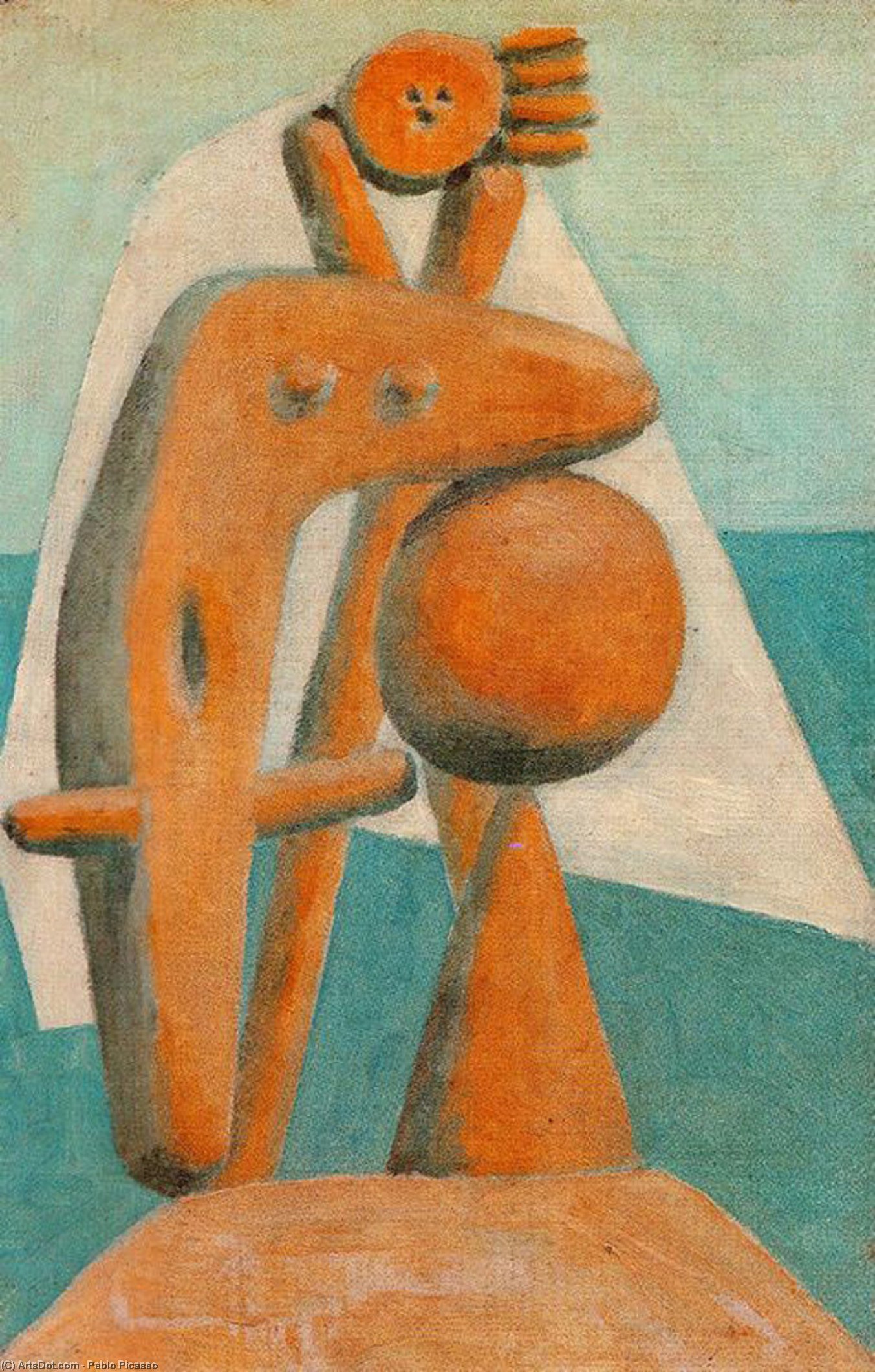 Der Sitzende Bäuer — Pablo Picasso