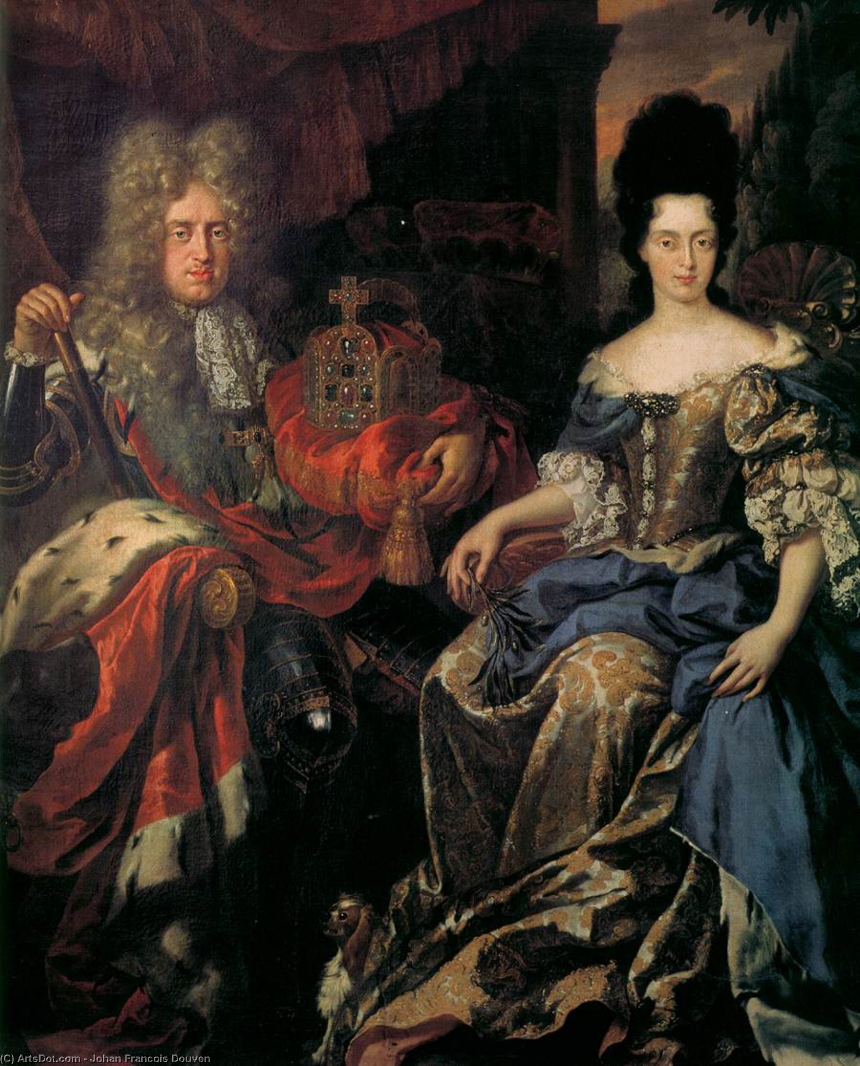 Johan Frans Van Douven – Elector Palatine Johann Wilhelm Von Pfalz-neuburg Og Anna Maria Luisa De’ Medici — Johan Francois Douven