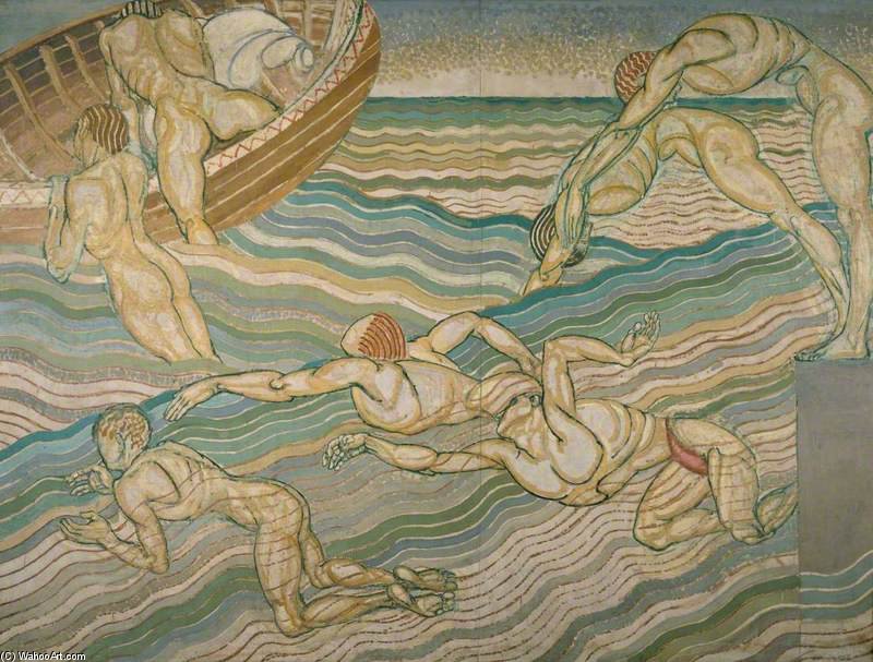 Bathing — Duncan Grant