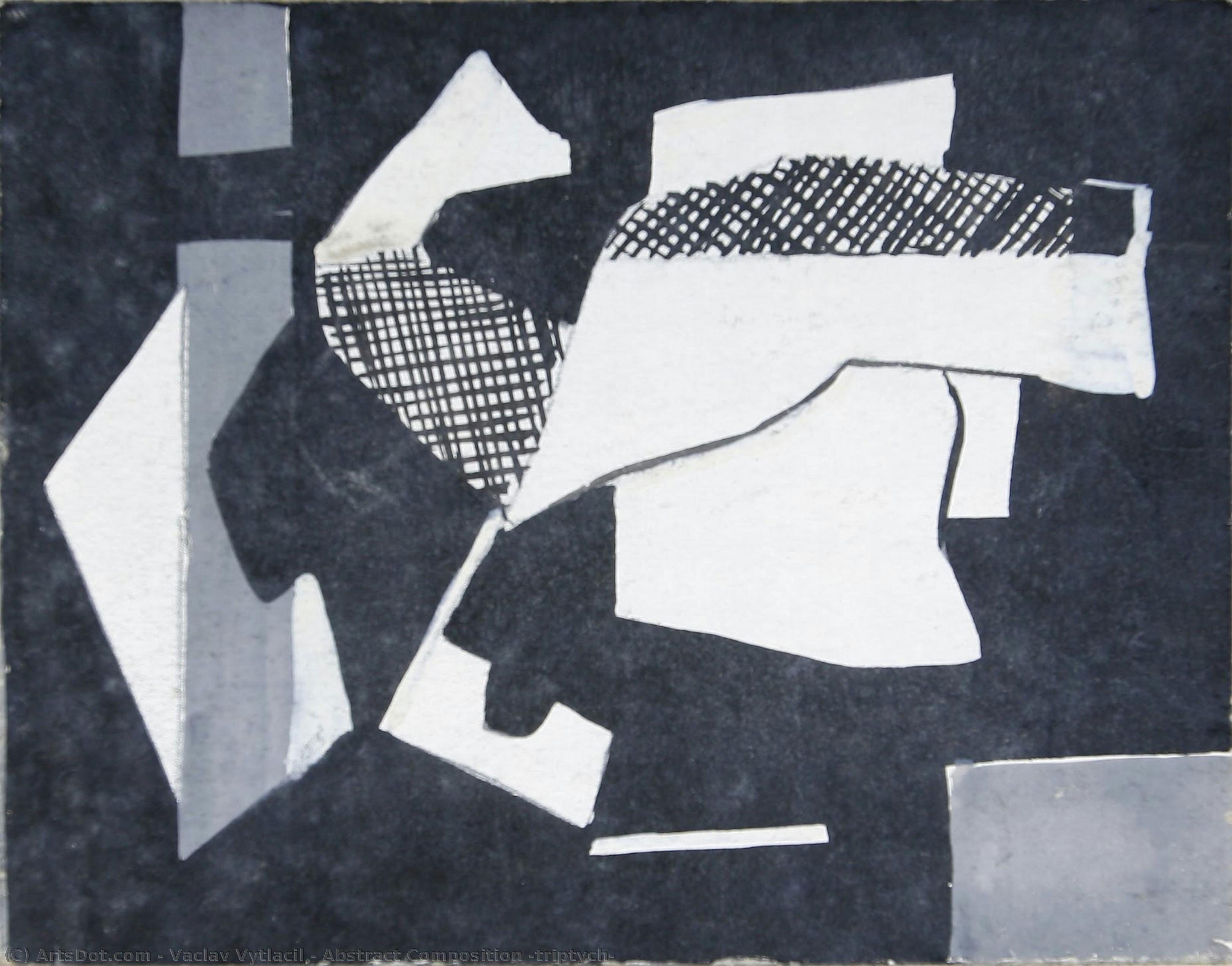 Abstract Composition [triptych] — Vaclav Vytlacil