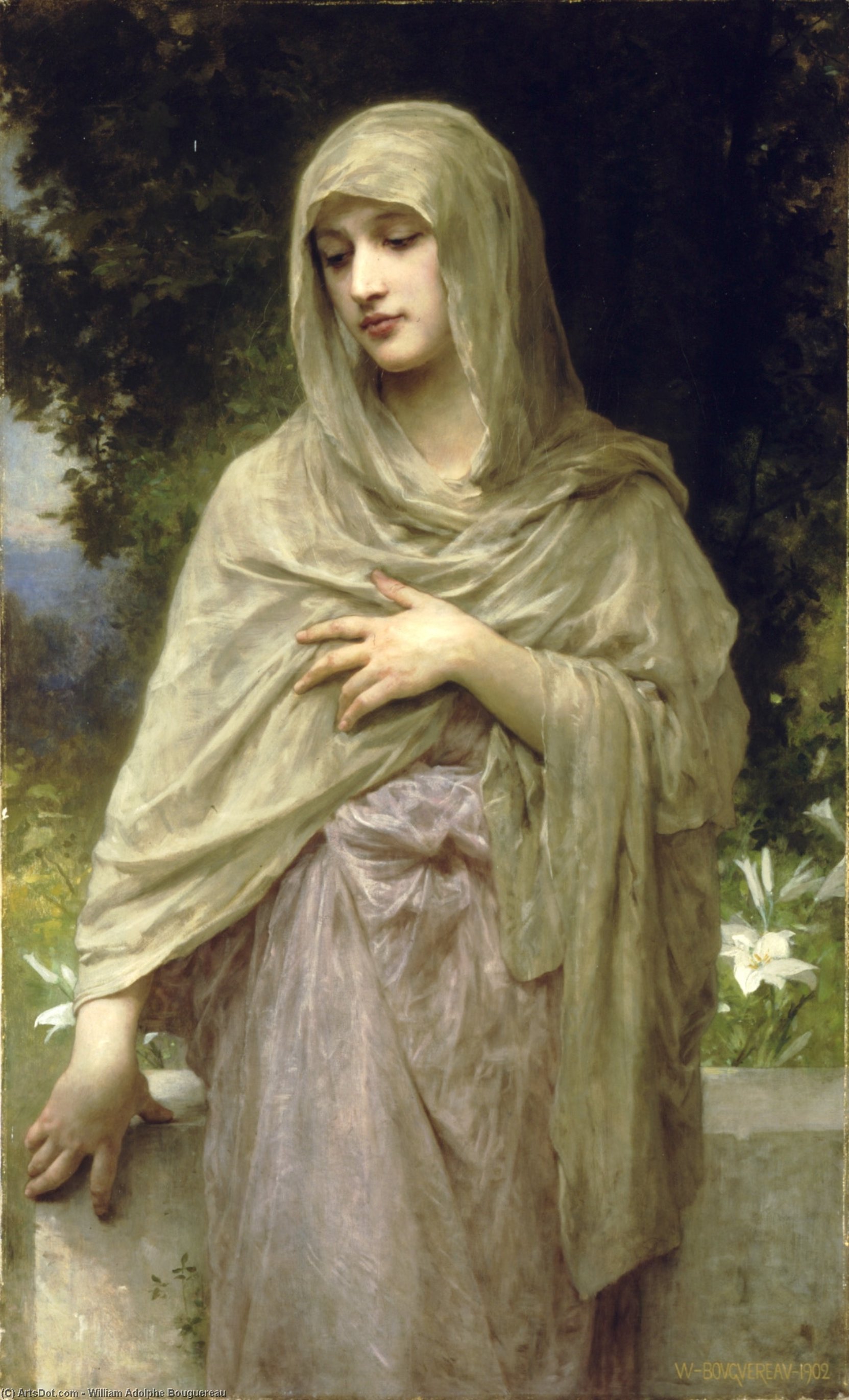 Modesty — William-adolphe Bouguereau