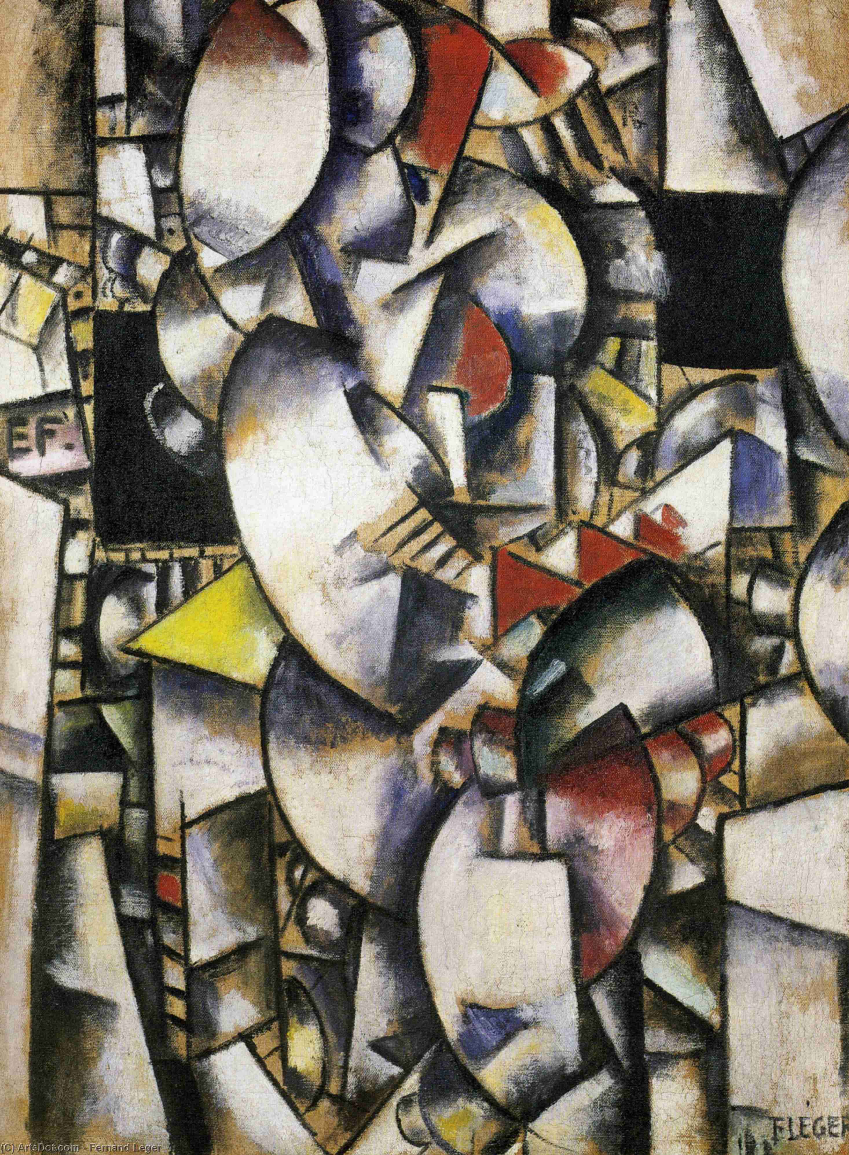 Naked Model In The Workshop — Fernand Léger