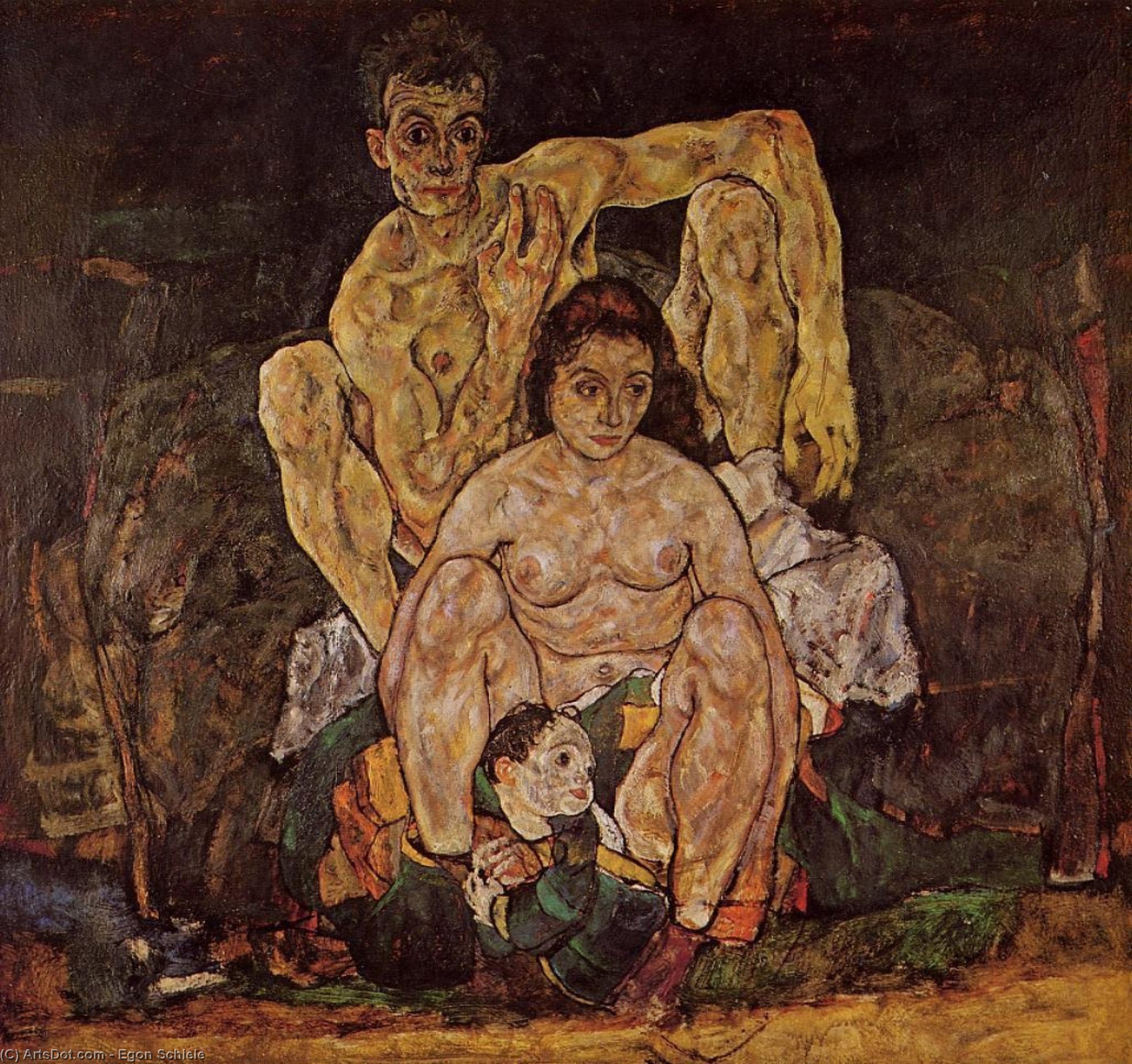 Egon Schiele - Die Familie