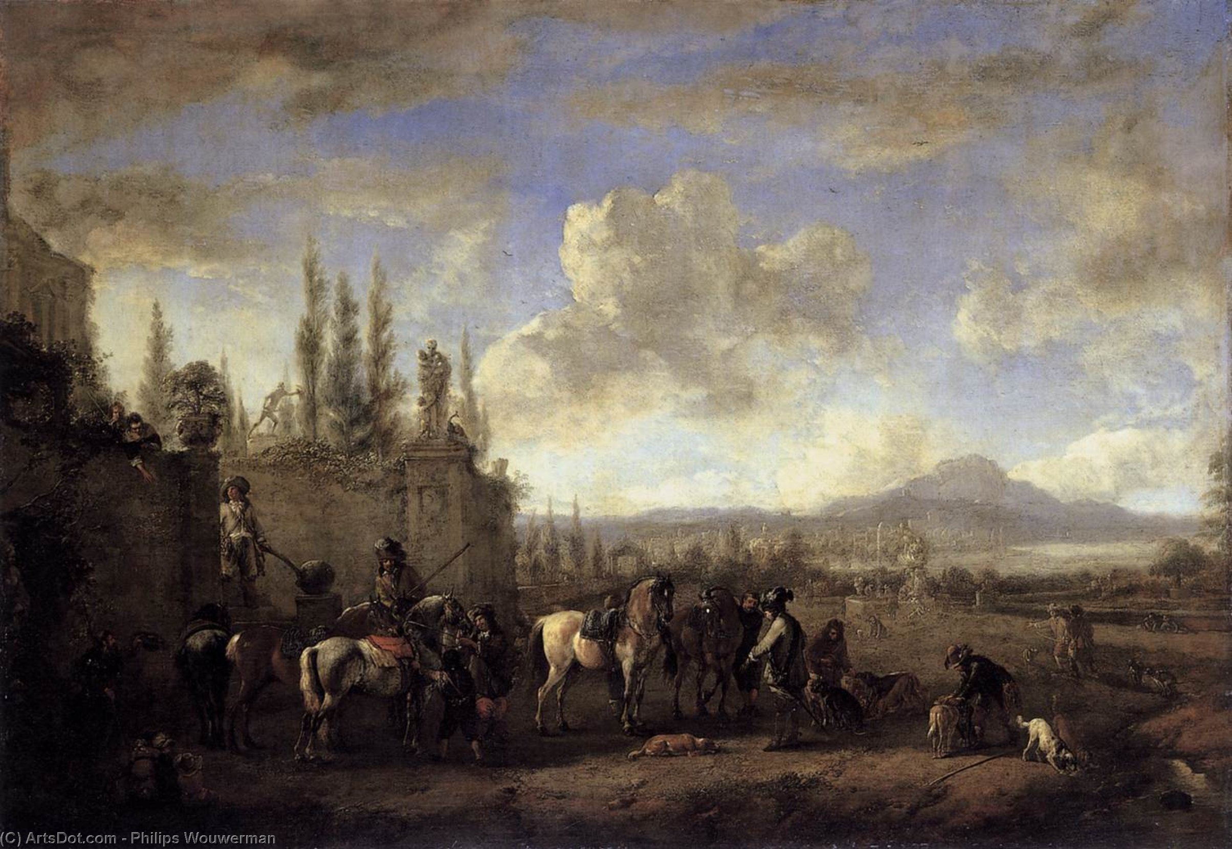 Филипс Вюерман - Setting out on the Hunt