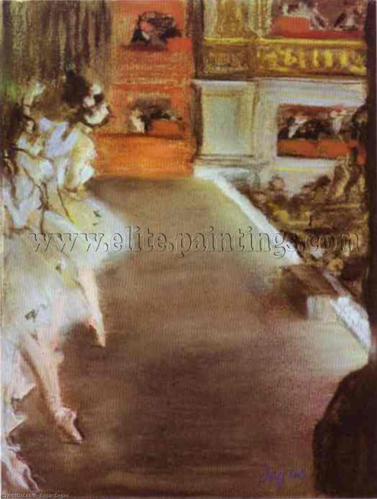 Dancers In The Old Opera House — Hilaire-germain-edgar Degas