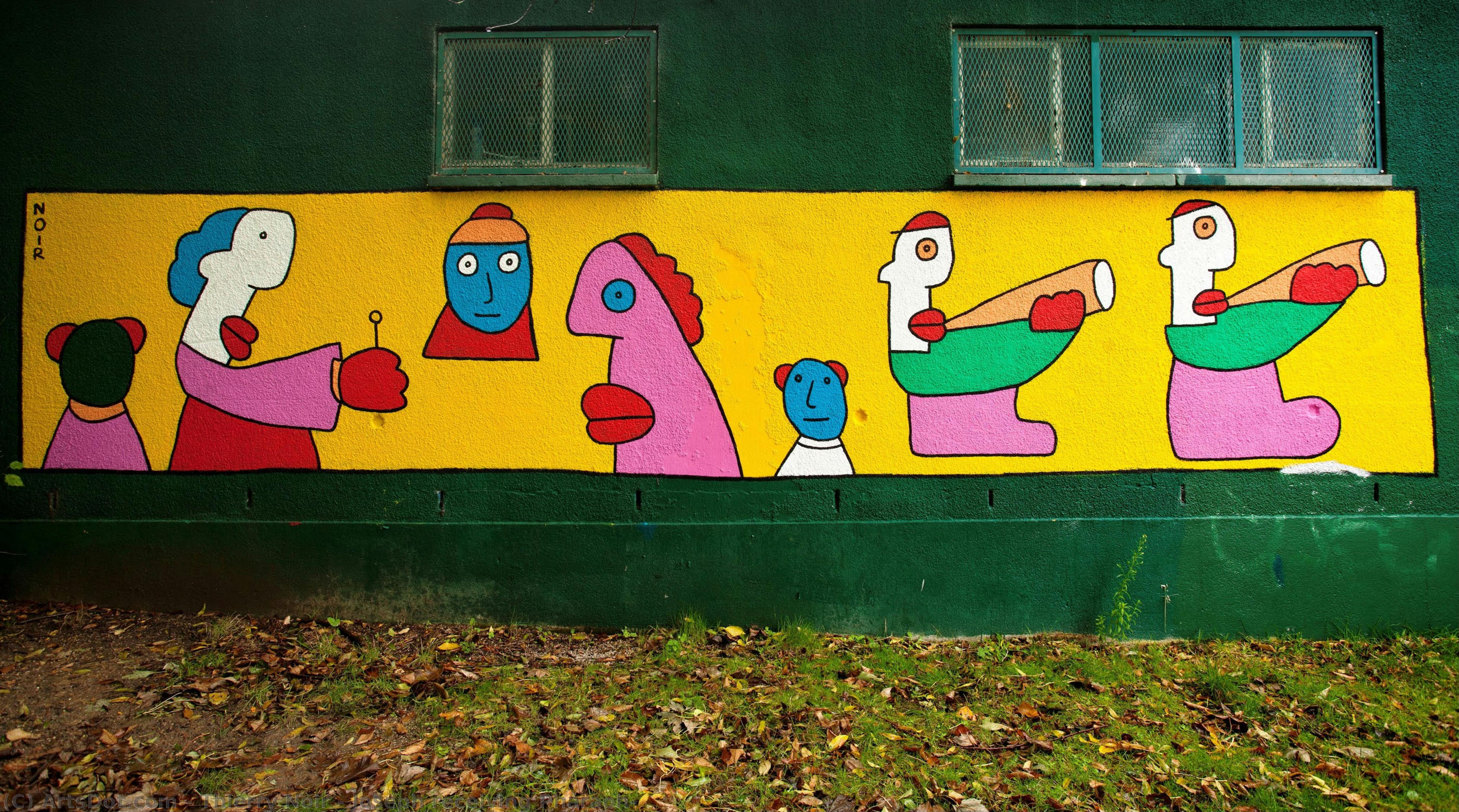 Joseph Receiving Pharaoh — Thierry Noir
