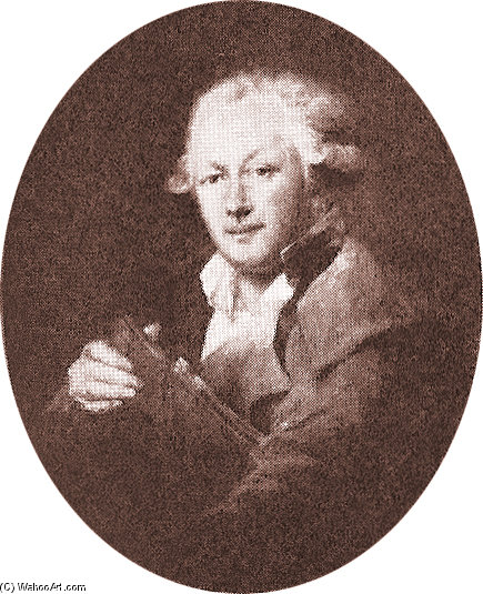 Self Portrait — Peter Adolf Hall