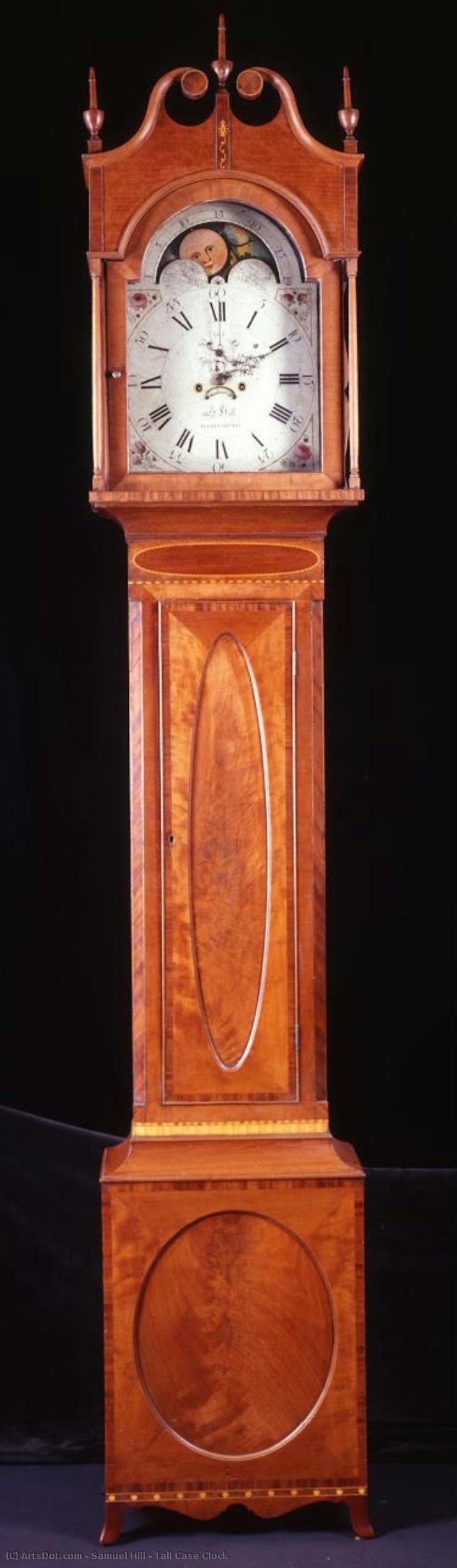 Tall Case Clock — Samuel Hill