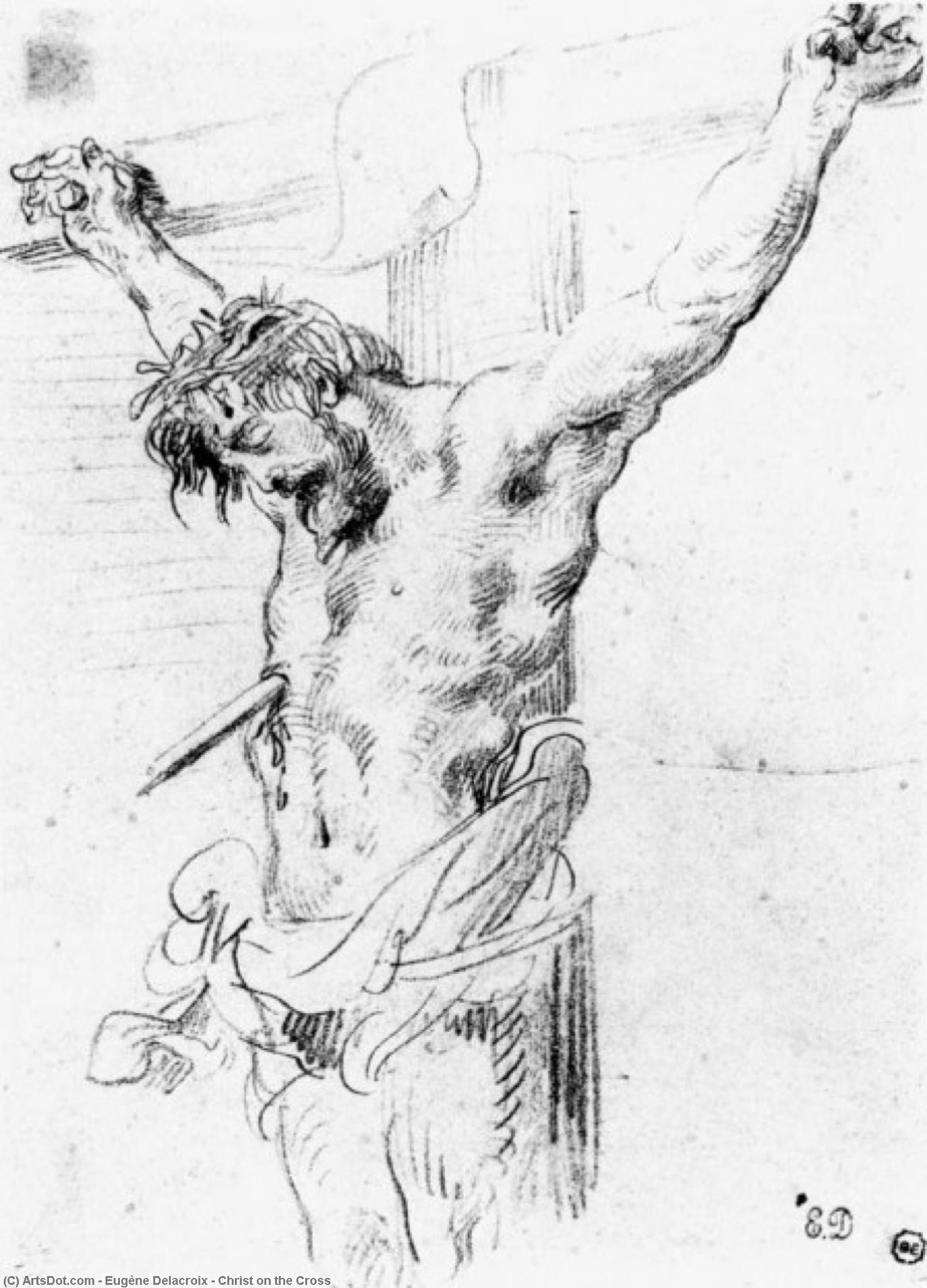 Cristo Sulla Croce — Eugène Delacroix