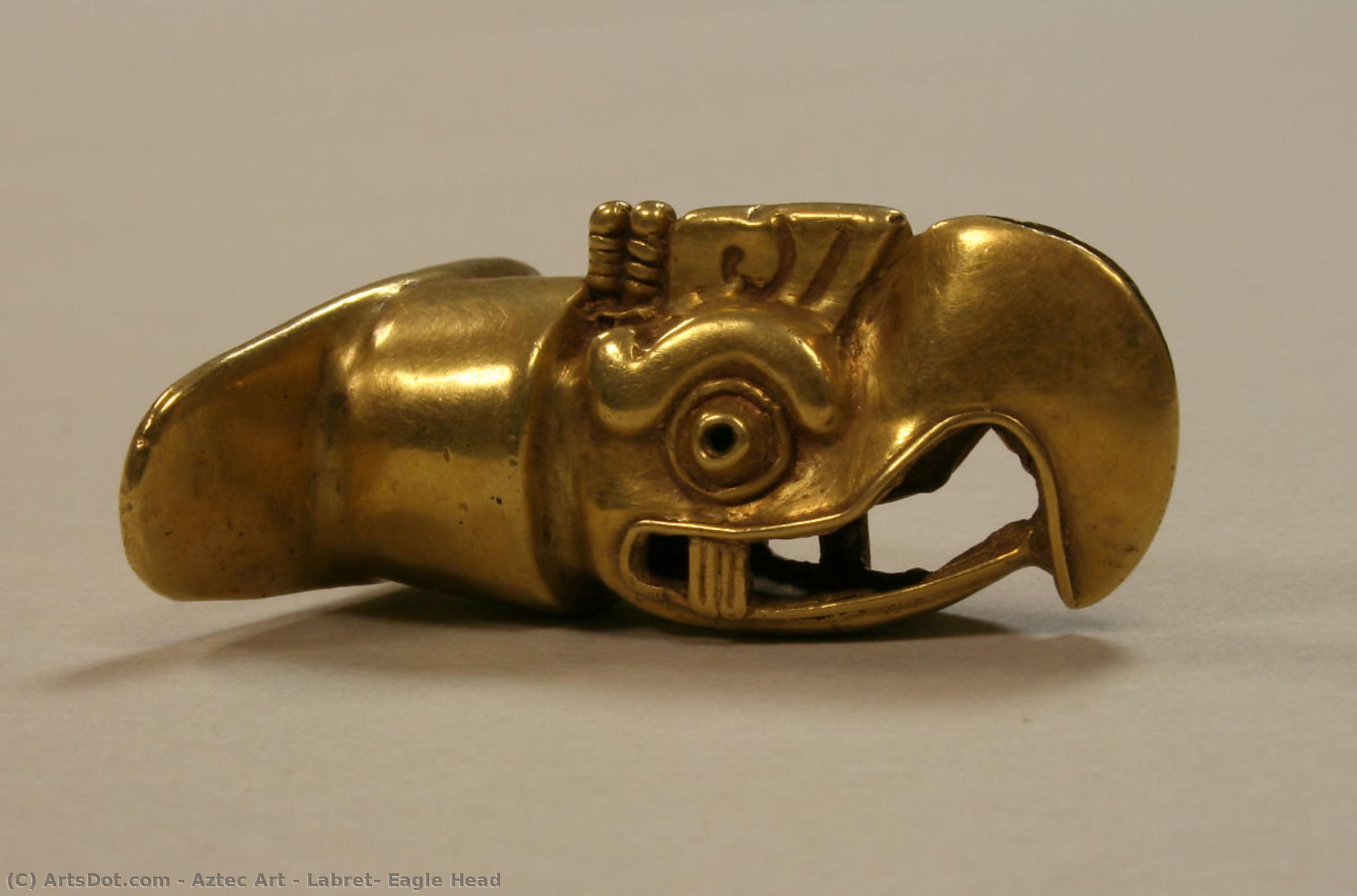 Aztécka Ríša - Labret, Eagle Head