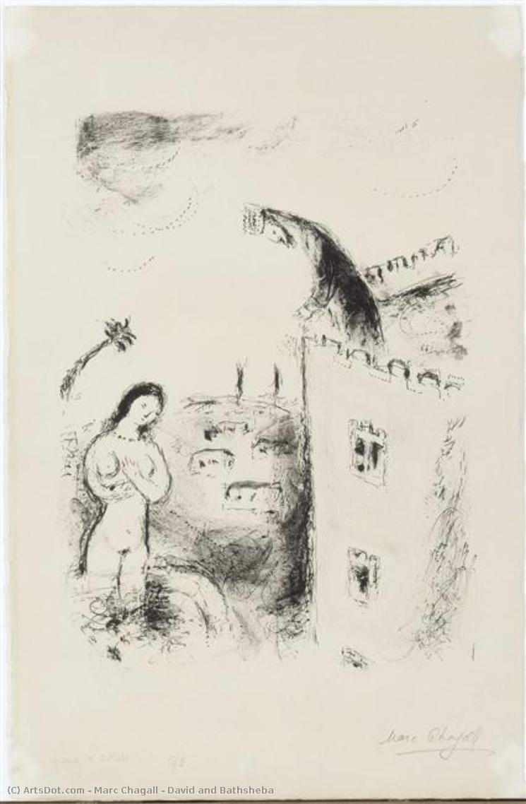 David Und Bathsheba — Marc Chagall