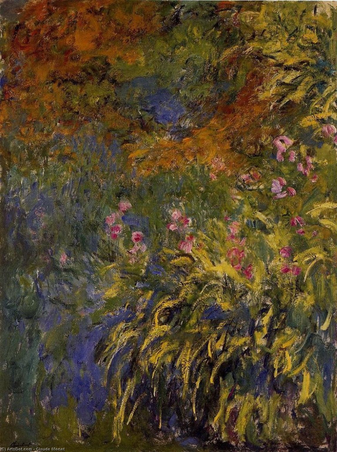 Les Iris — Claude Monet