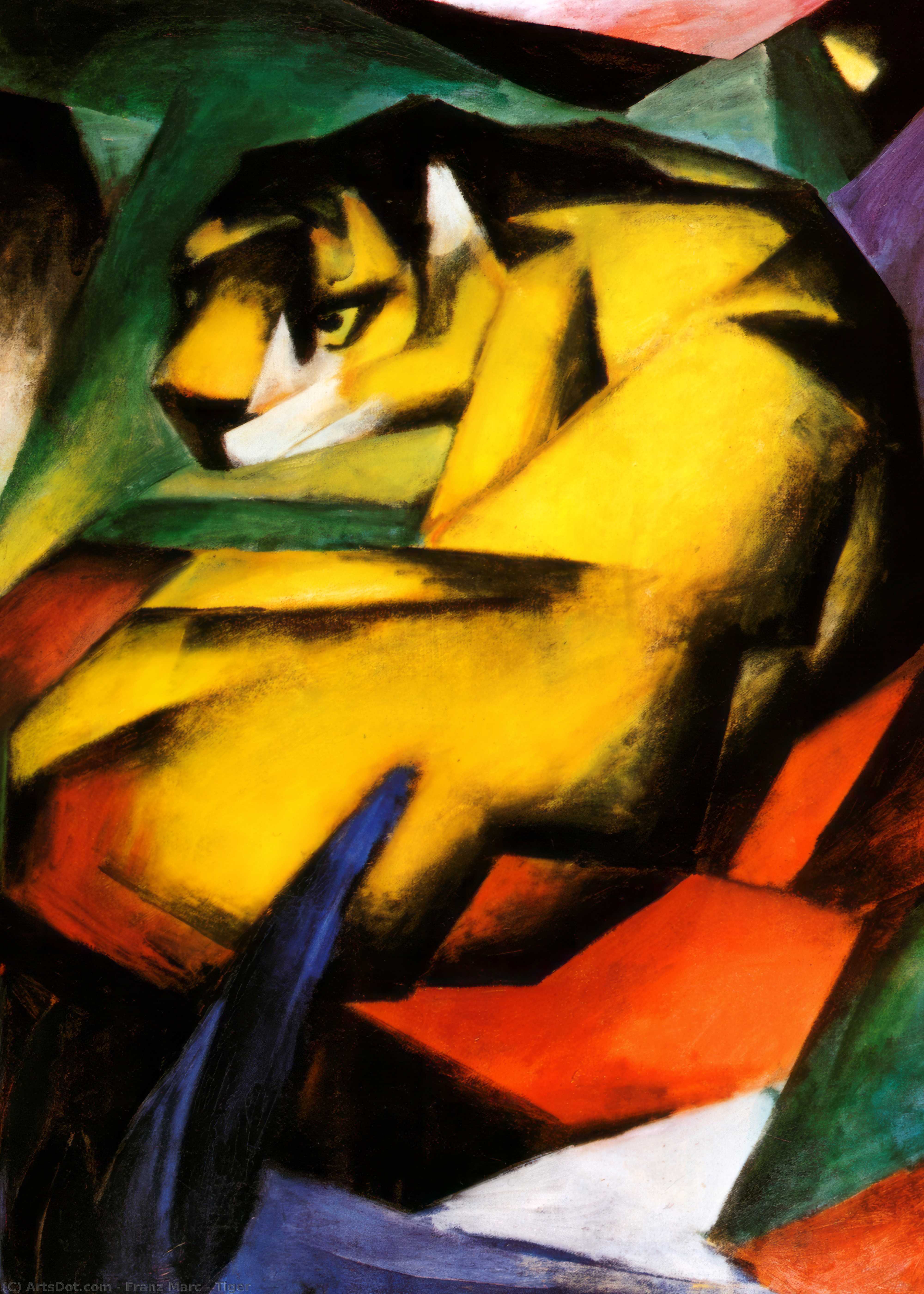 Franz Marc - Tygr