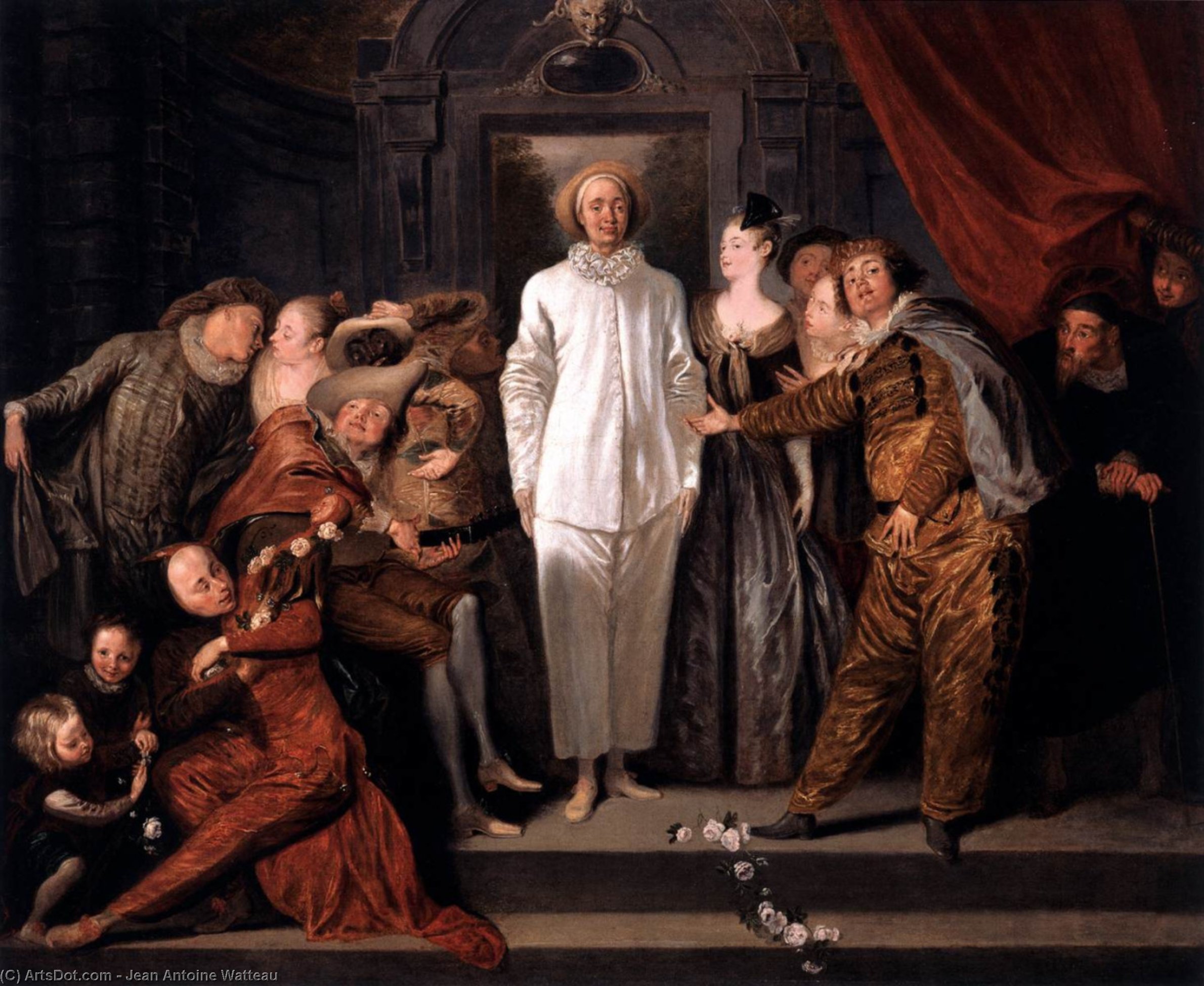 Jean-Antoine Watteau - I Comici Italiani