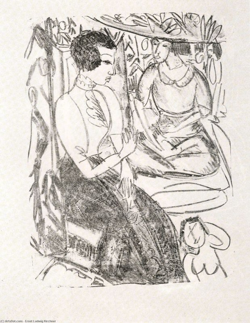 Gerda And Erna — Ernst Ludwig Kirchner
