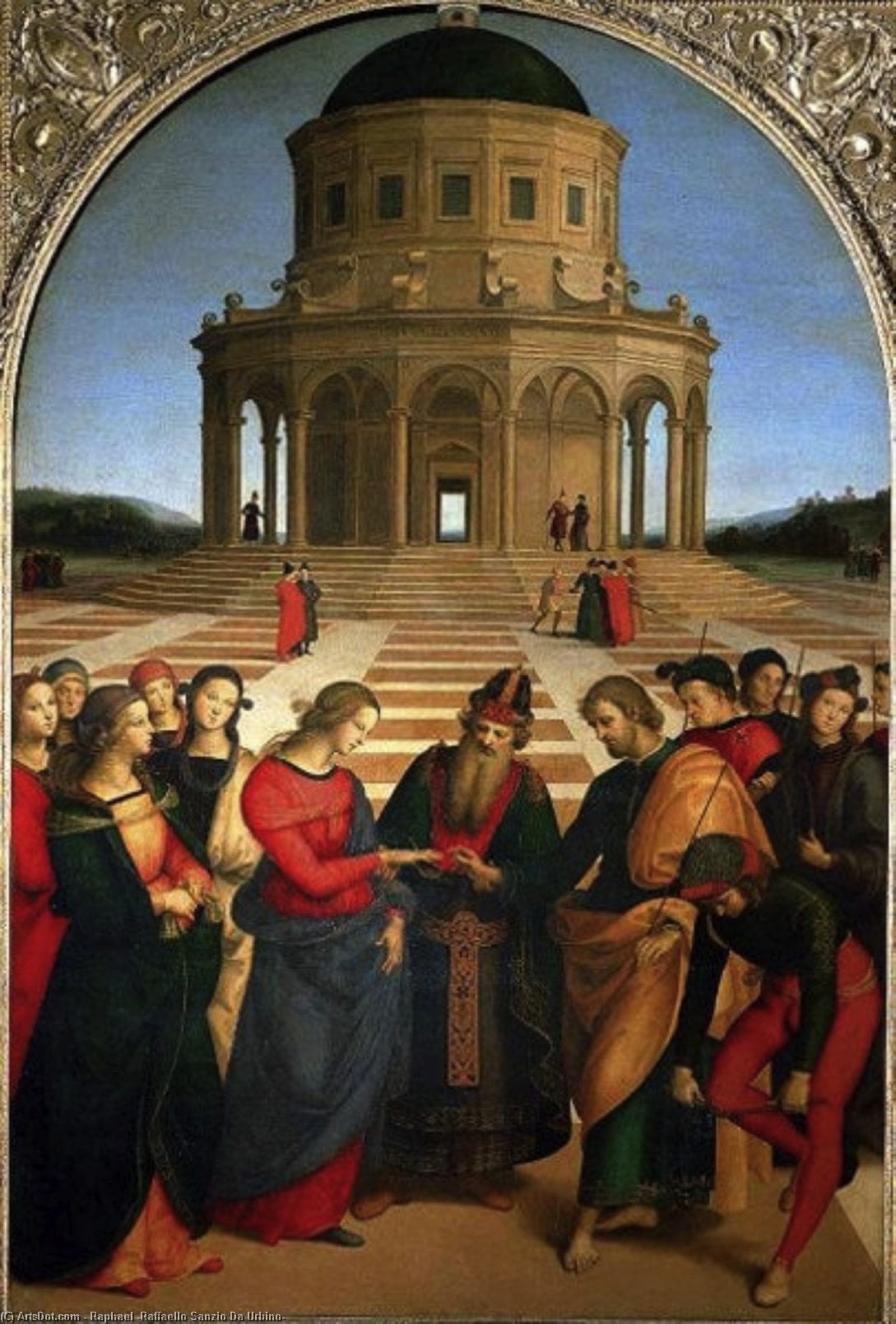 Sposalizio Della Vergine Brera, Milano — Rafael