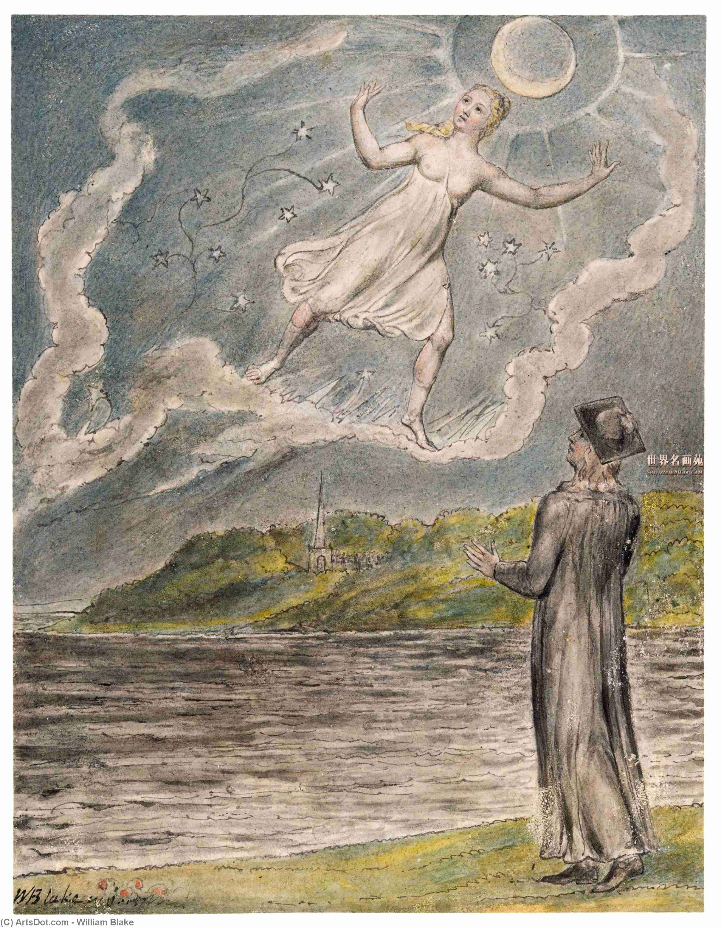 William Blake - A Lua Errante