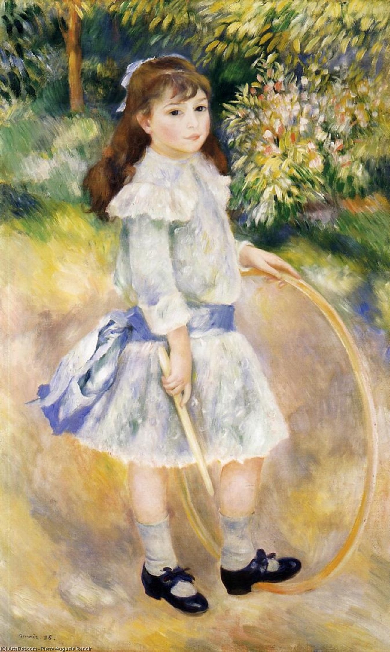 Mädchen Mit Einem Ring — Pierre-auguste Renoir