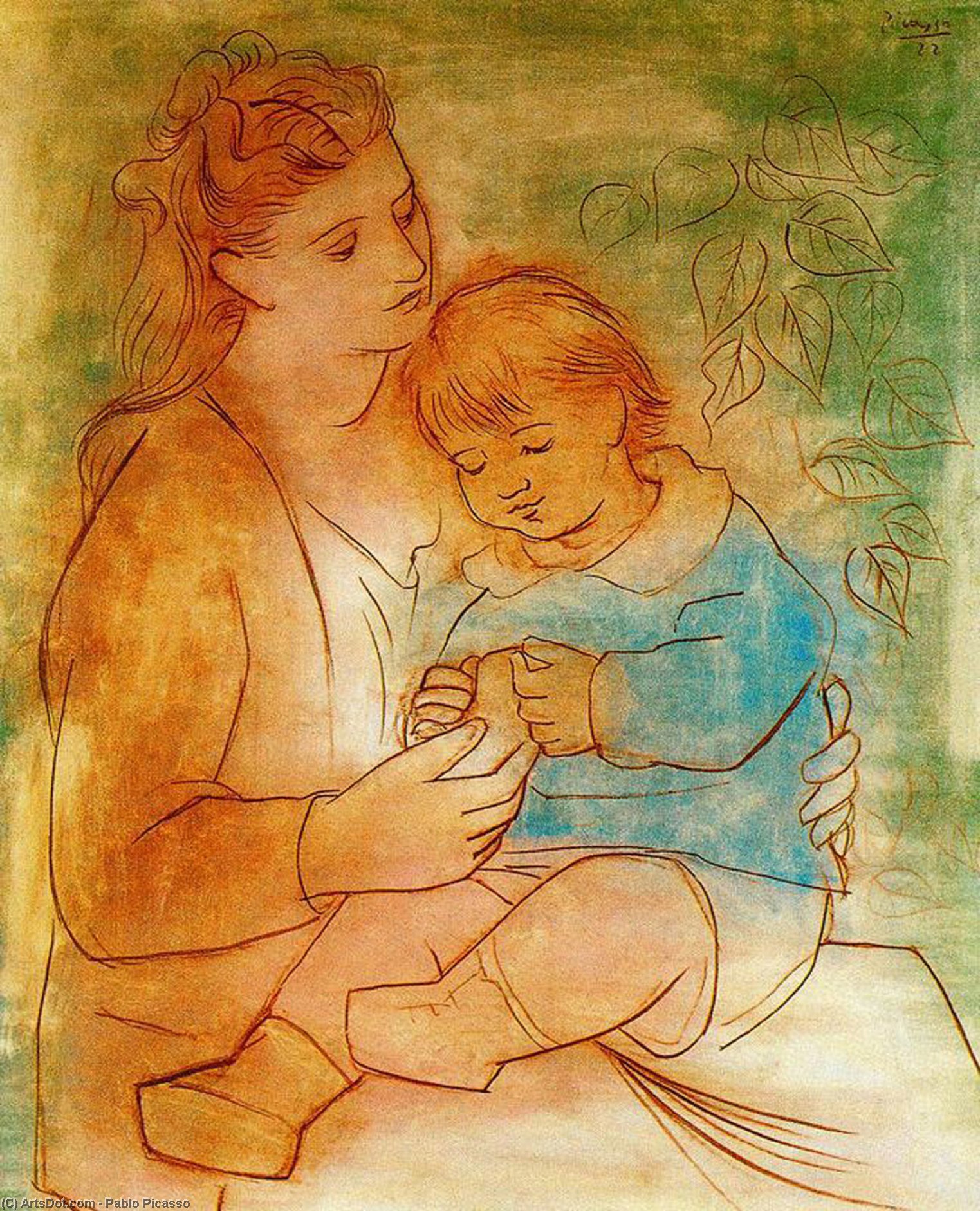 Madre E Figlio — Pablo Picasso