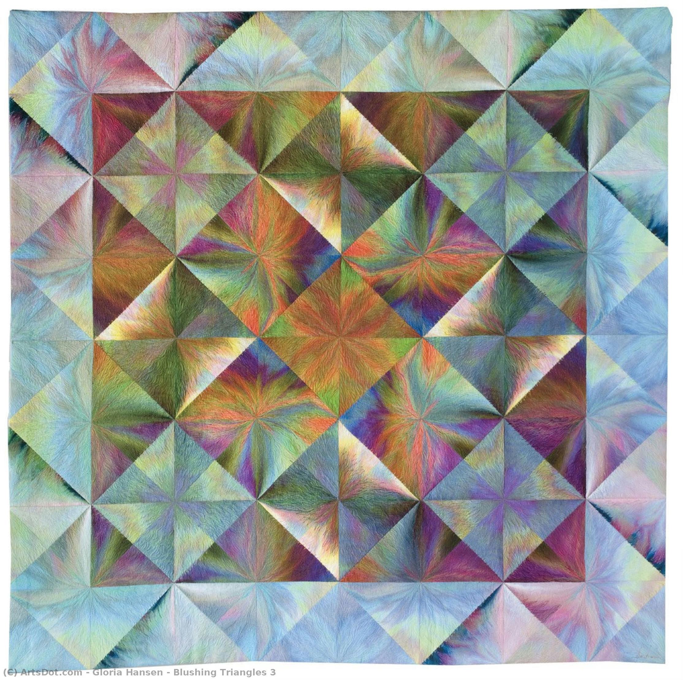 Blushing Triangles 3 — Gloria Hansen