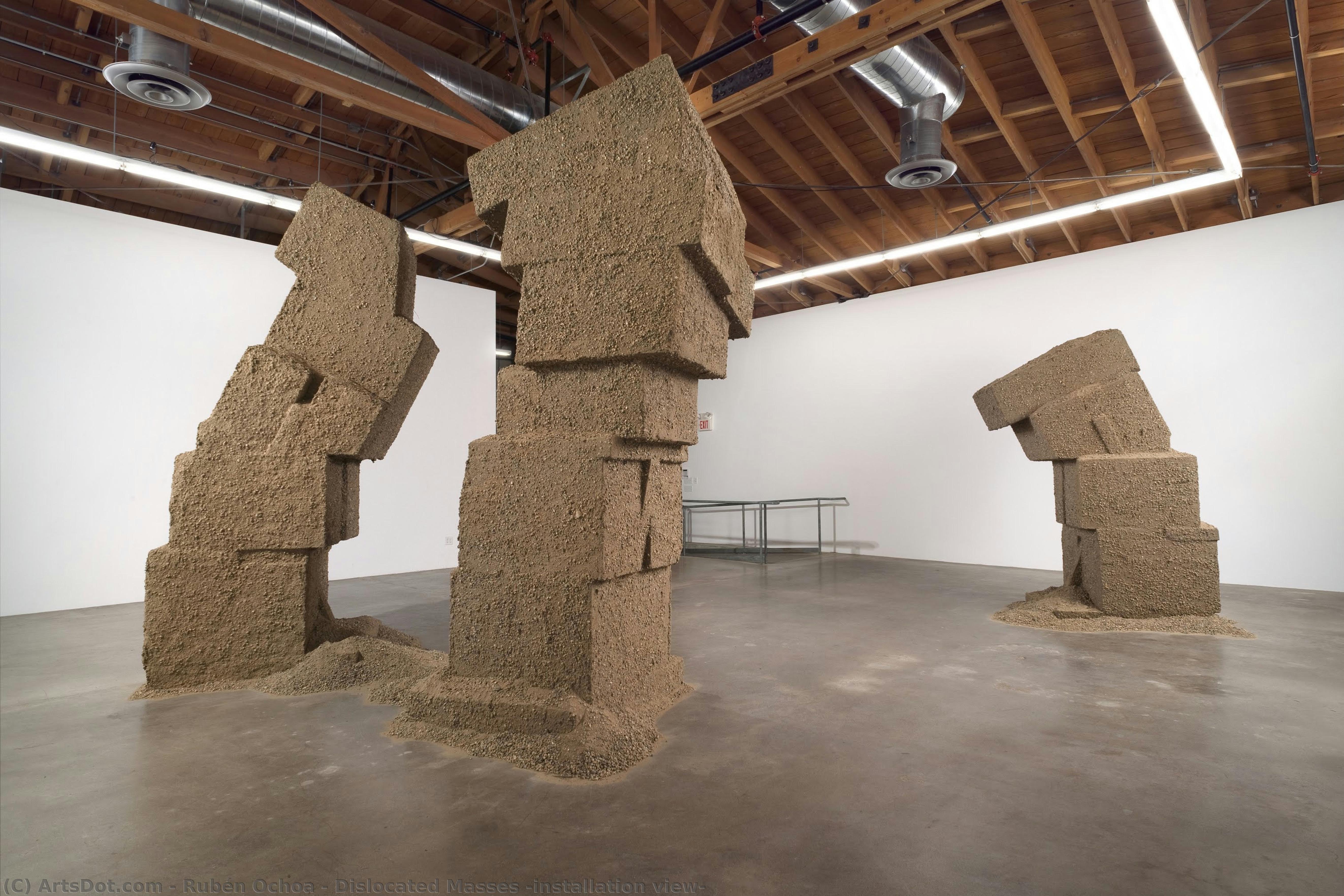 Dislocated Masses (installation View) — Rubén Ochoa