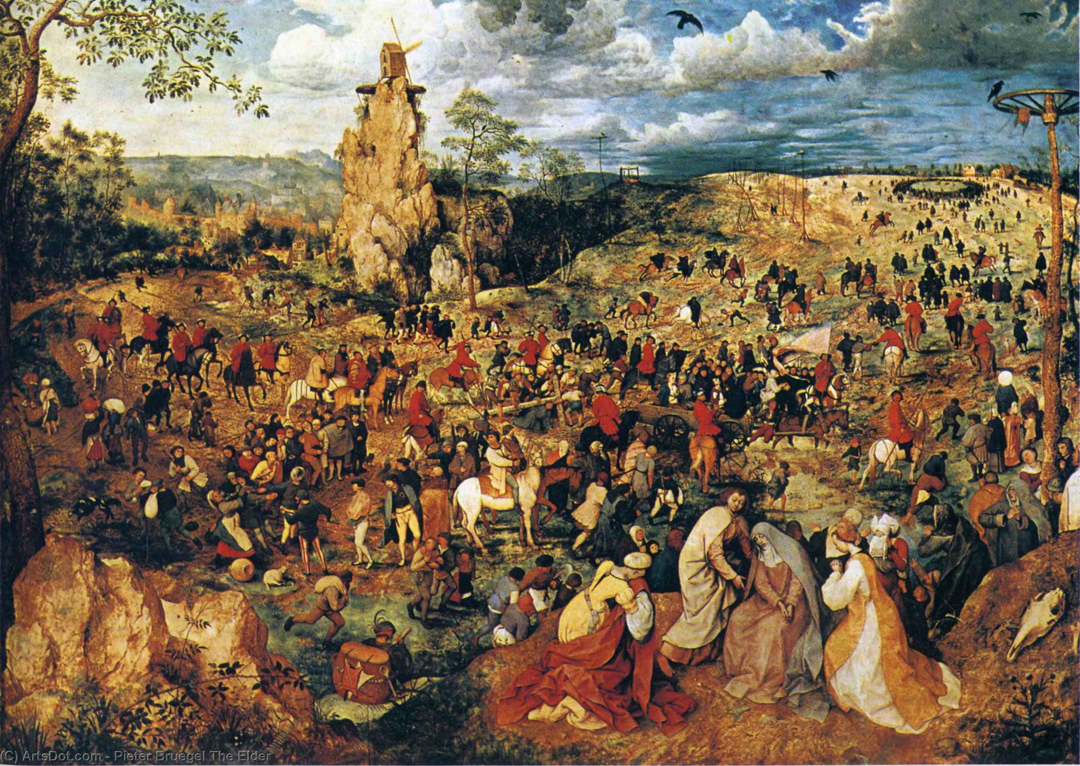განიხილეთ Pieter Bruegel-ის „ქრისტე ჯვრის ტანით“! რენესანსის შედევრი, რომელიც აერთებს ფიცს და ყოველდღიურ ცხოვრებას. აღმოაჩინეთ მისი მდიდრი დეტალები, სიმბოლოზმი და დინამიური კომპოზიცია - საუკუნო ნაწარმოები. ქრისტე ჯვრის ტანით Artworks_database /en/art/p — პიเตอร์ ბრეგელი დიდი ძველი