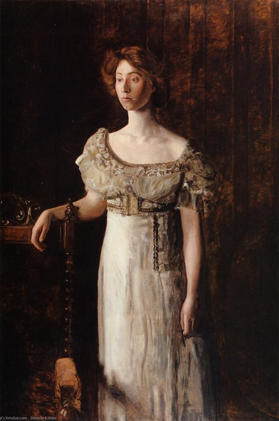 L'abito Alla Moda Antica (noto Anche Come Ritratto Di Helen Montanverde Parker) — Thomas Eakins