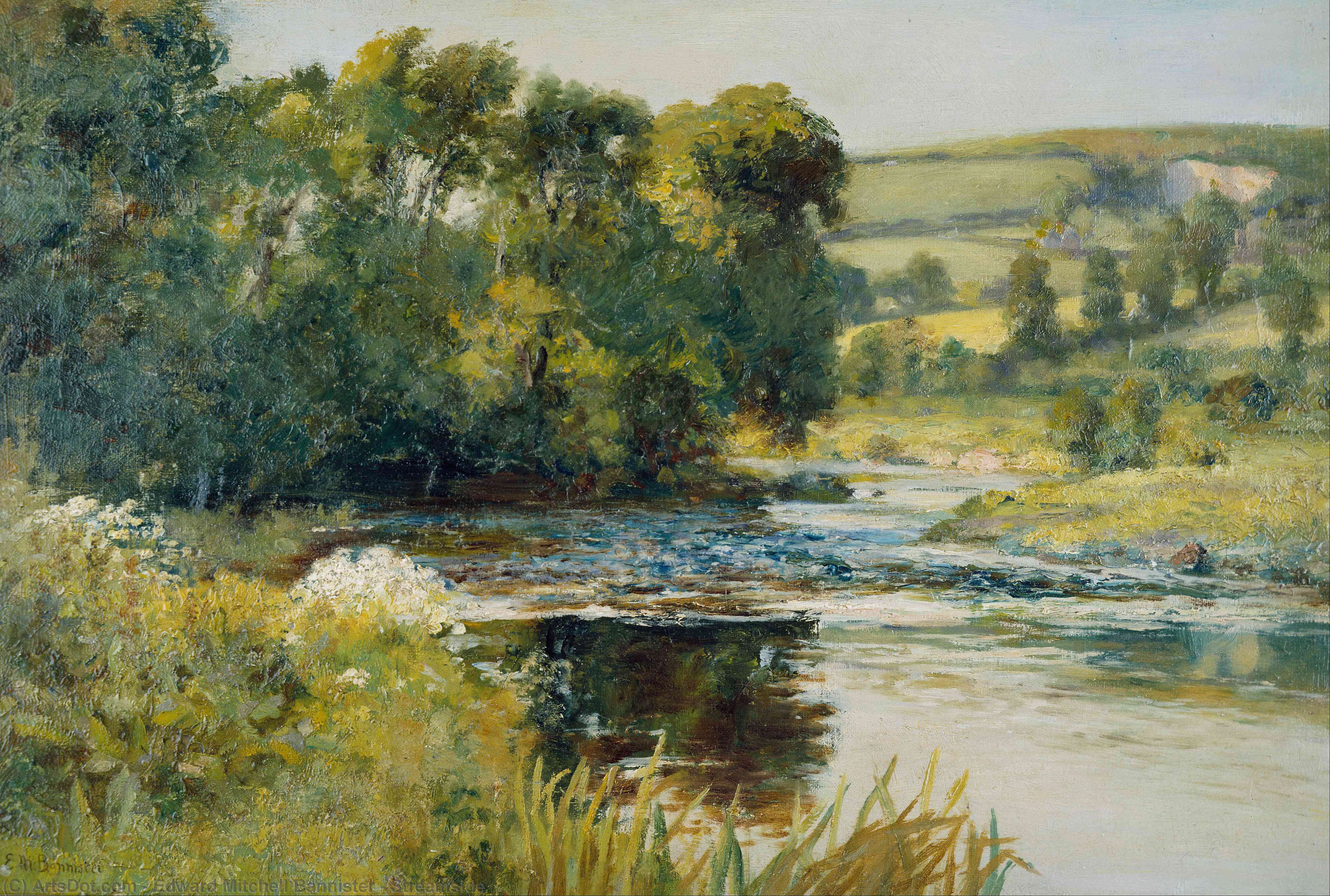 Streamside — Edward Mitchell Bannister