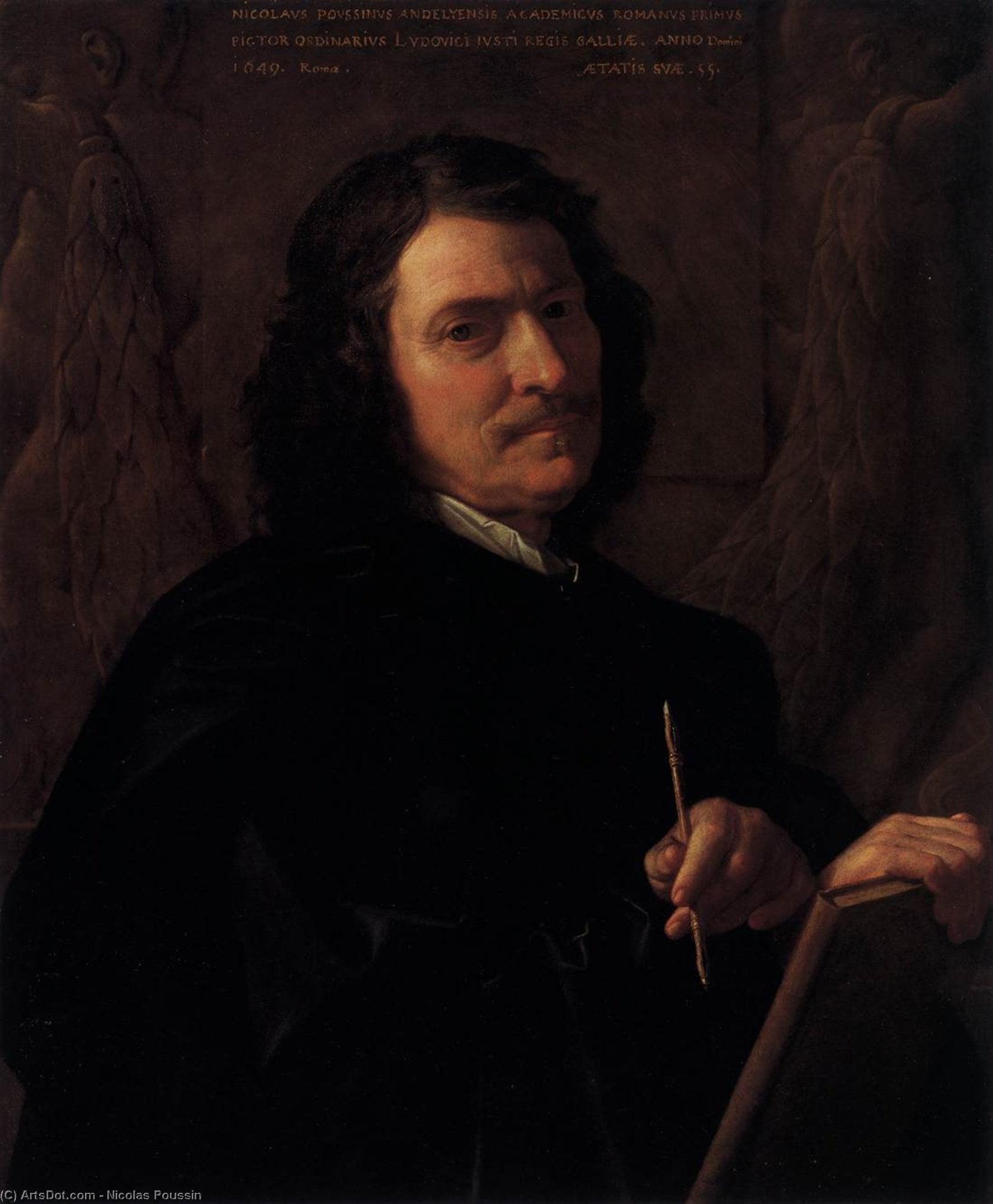 Self-portrait1 — Nikolás Poussin