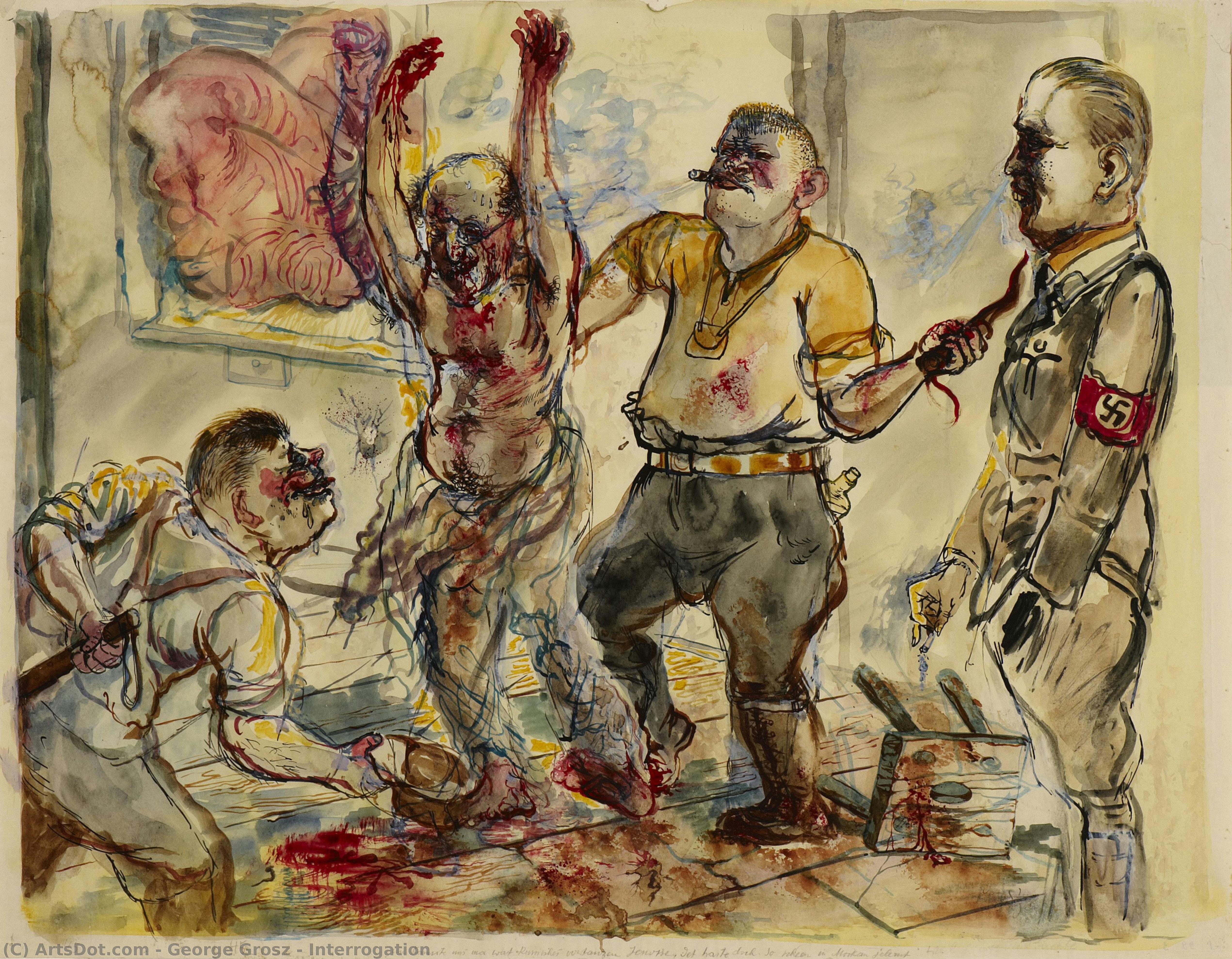 Interrogation — George Grosz