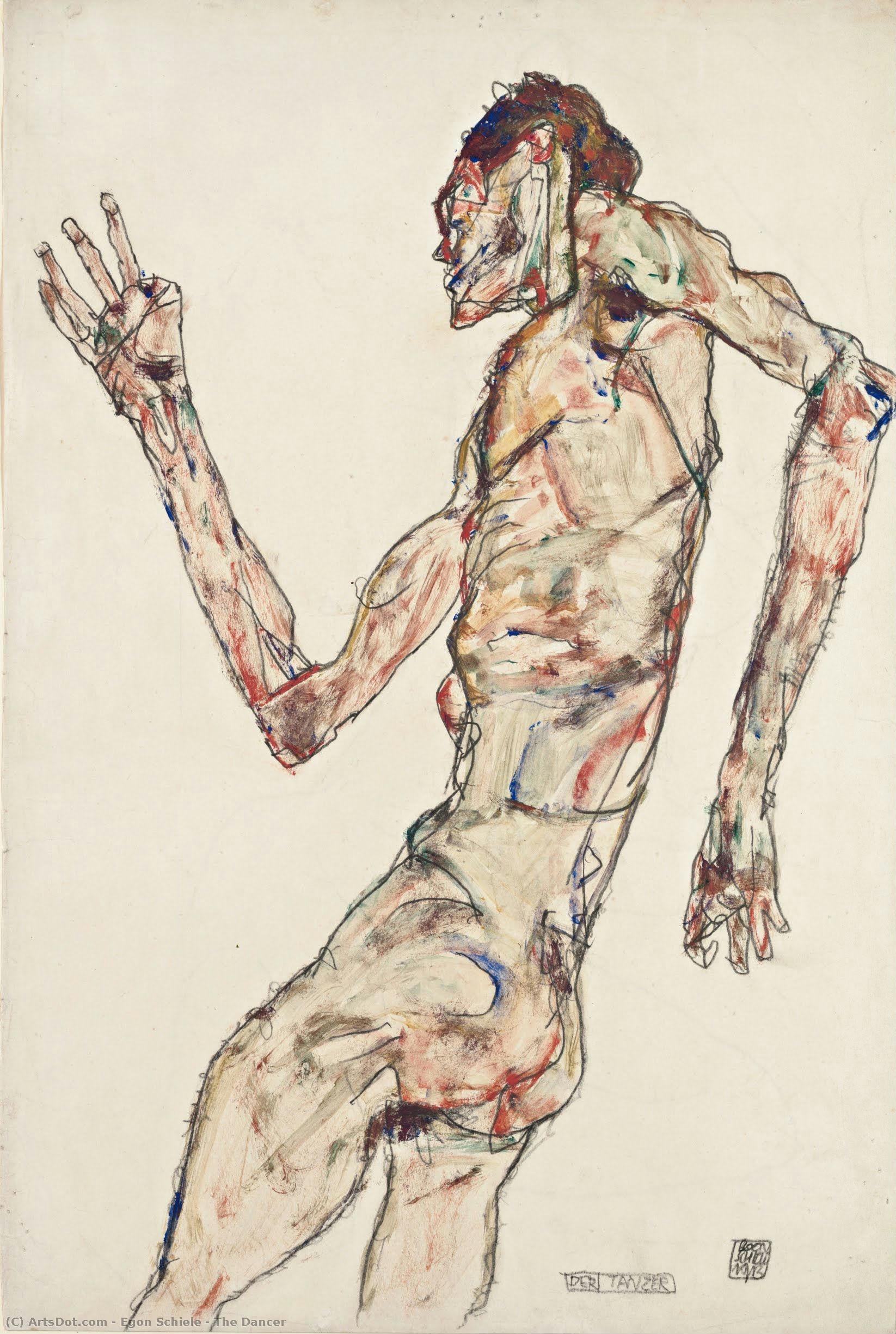 The Dancer — Egon Schiele