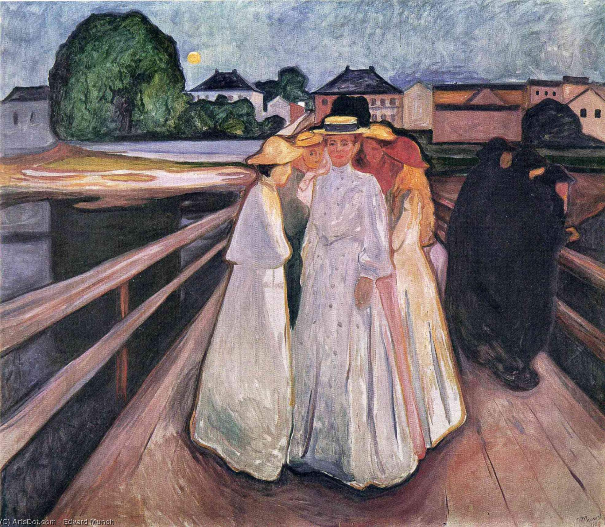 The Ladies On The Bridge — Edvard Munch