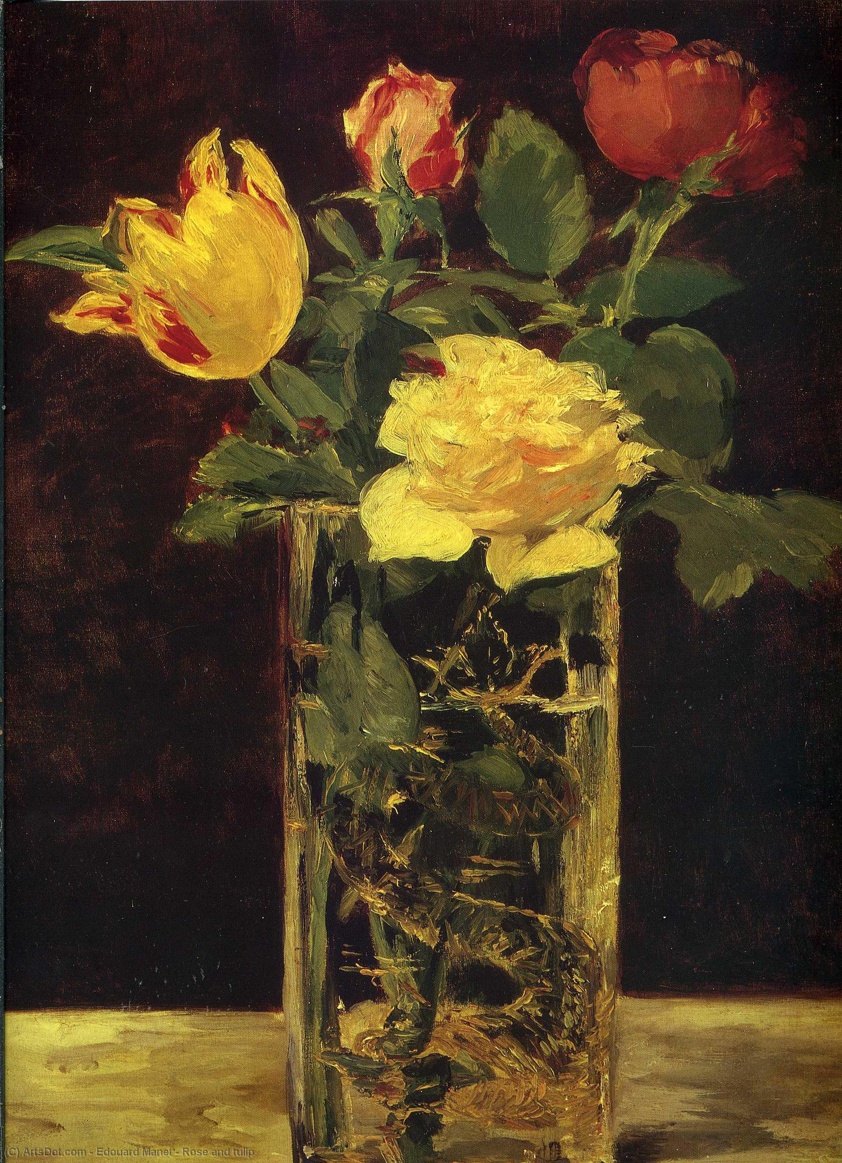 Rose E Tulip — Édouard Manet