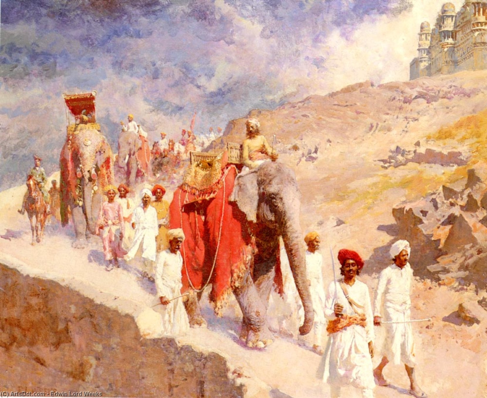 Edwin Lord Weeks - O Procesiune Indiană