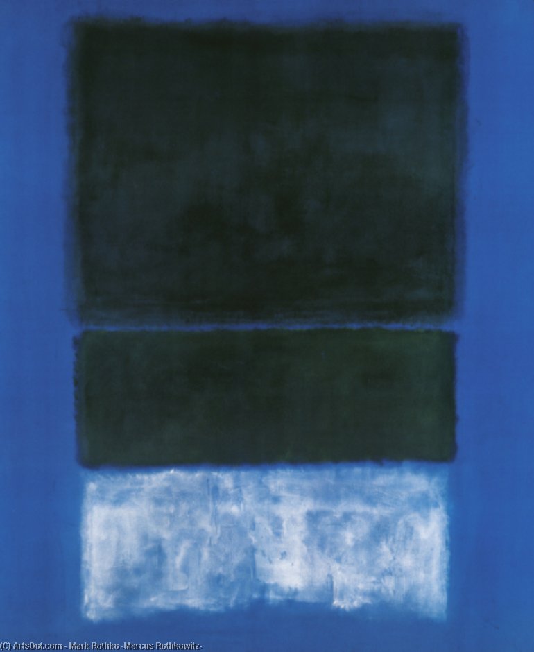 Verde E Bianco Nel Blu — Mark Rothko