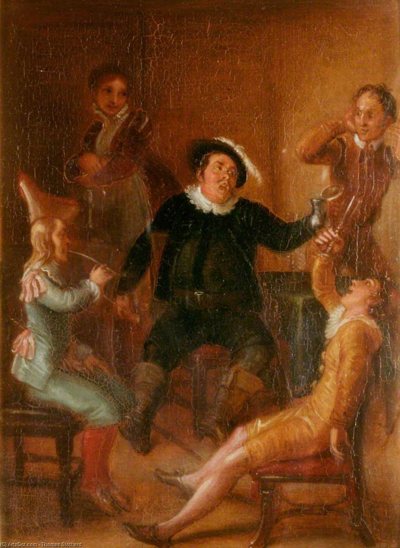 Thomas Stothard - Scene From William Shakespeare's 'twelfth Night'