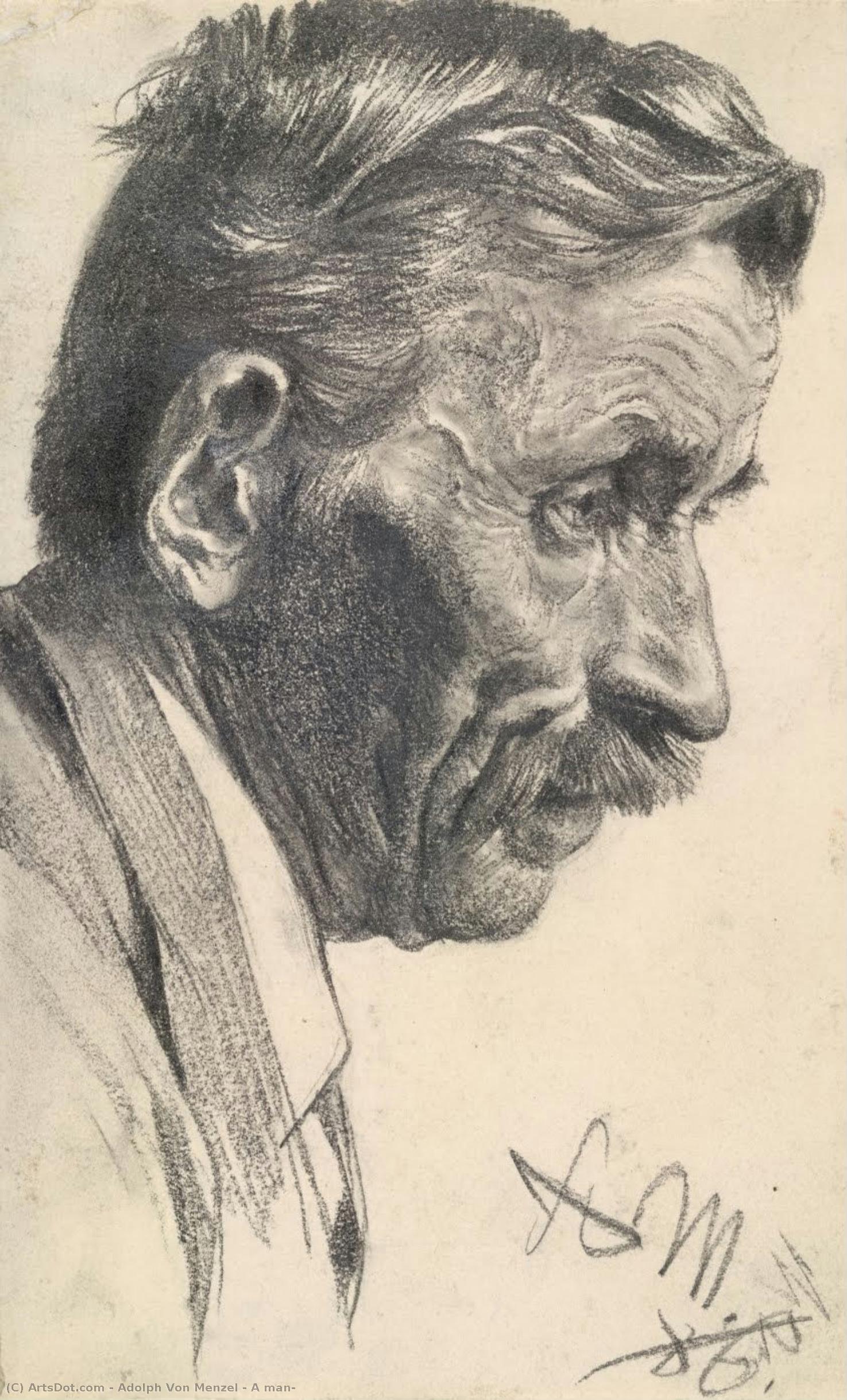 Ein Mann — Adolph Von Menzel