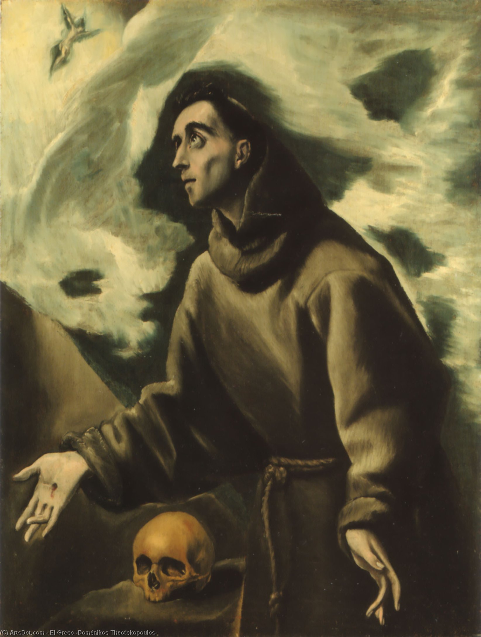 El Greco - Sv. František přijímá stigmatu