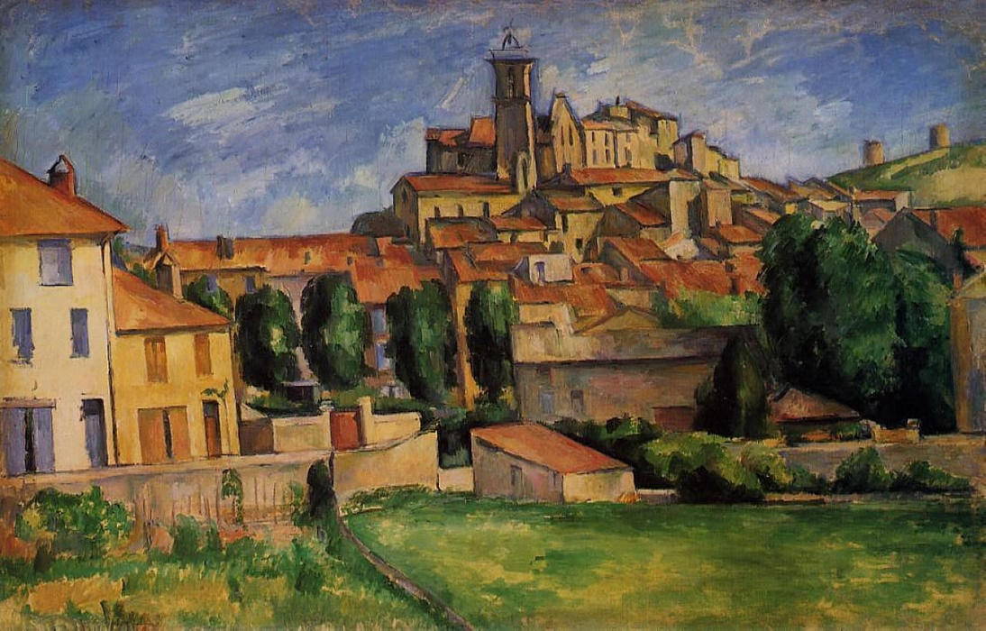 Gardanne (horizontal View) — Paul Cézanne