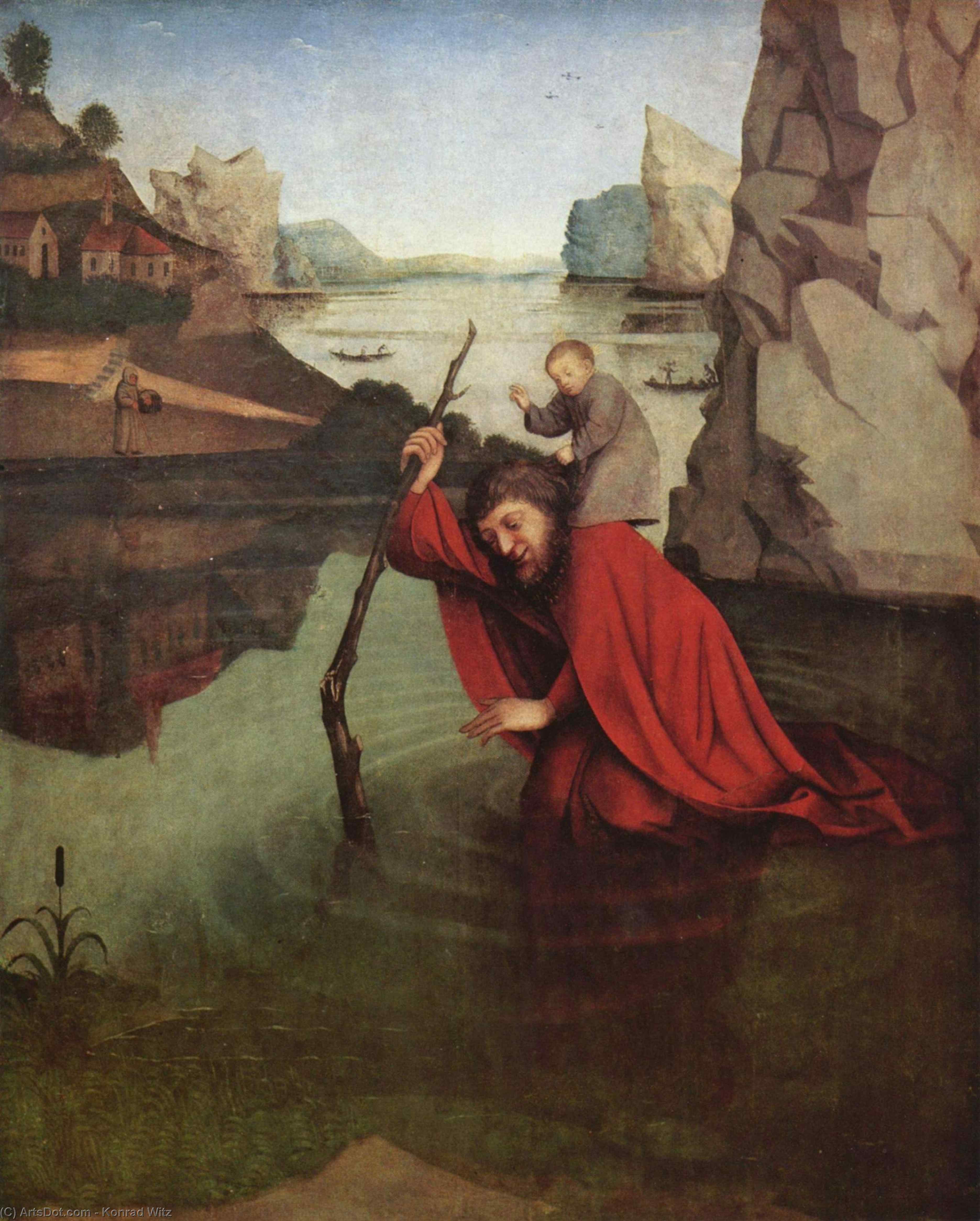St. Christopher — Konrad Witz