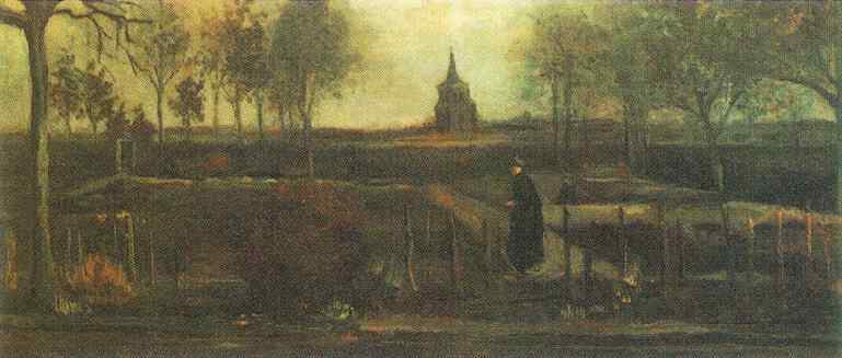 Parsonage Garden At Nuenen — Vincent Van Gogh