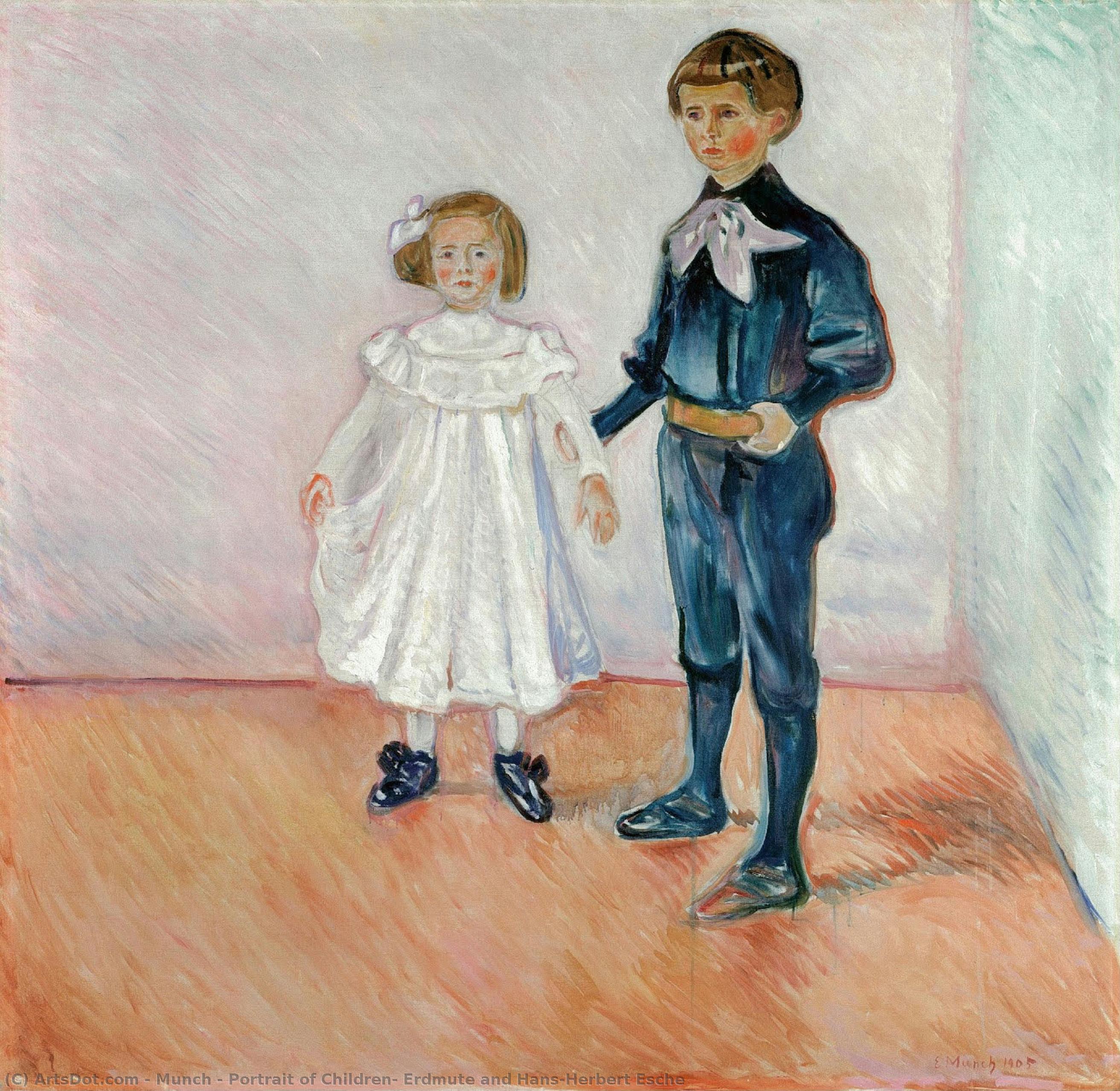 Portret dece: Erdmute i Hans-Herbert Esche