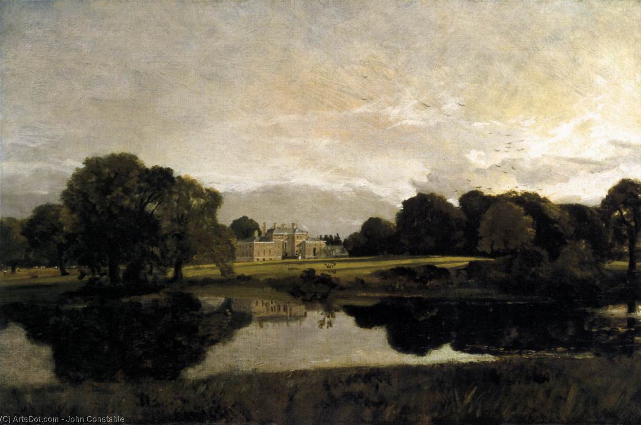 Malvern Hall In Warwickshire — John Constable