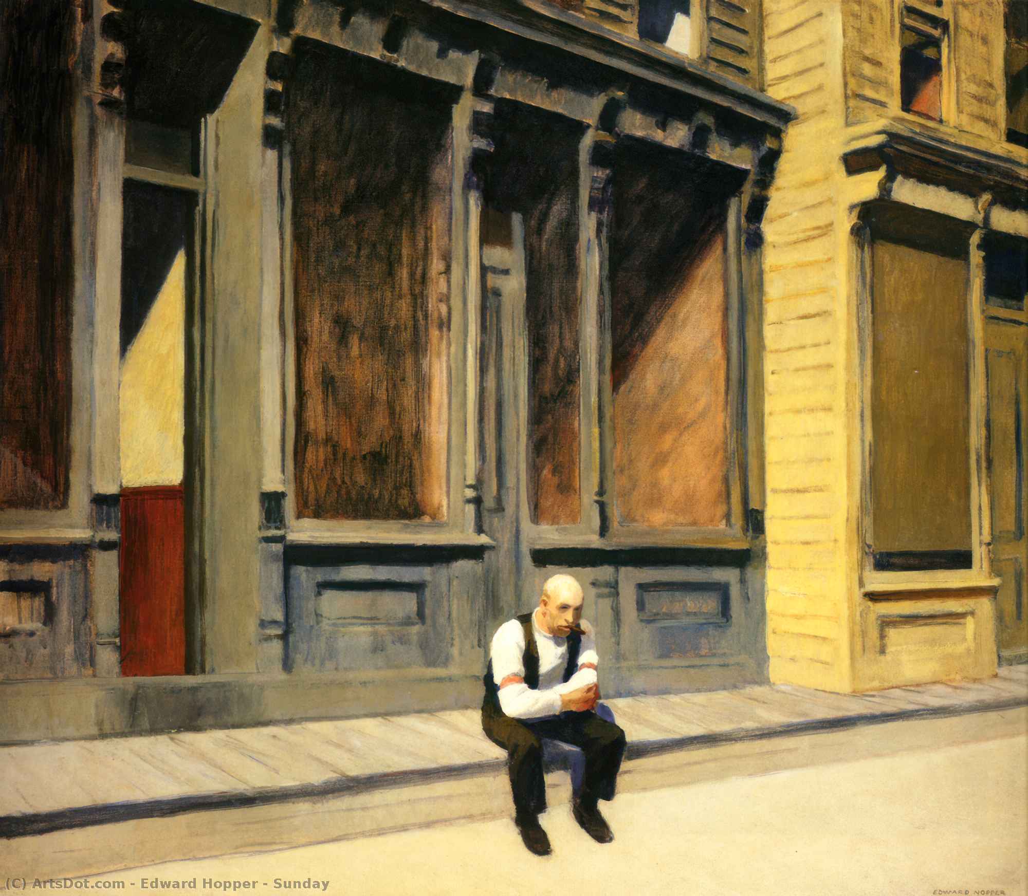 Edward Hopper - Dimanche