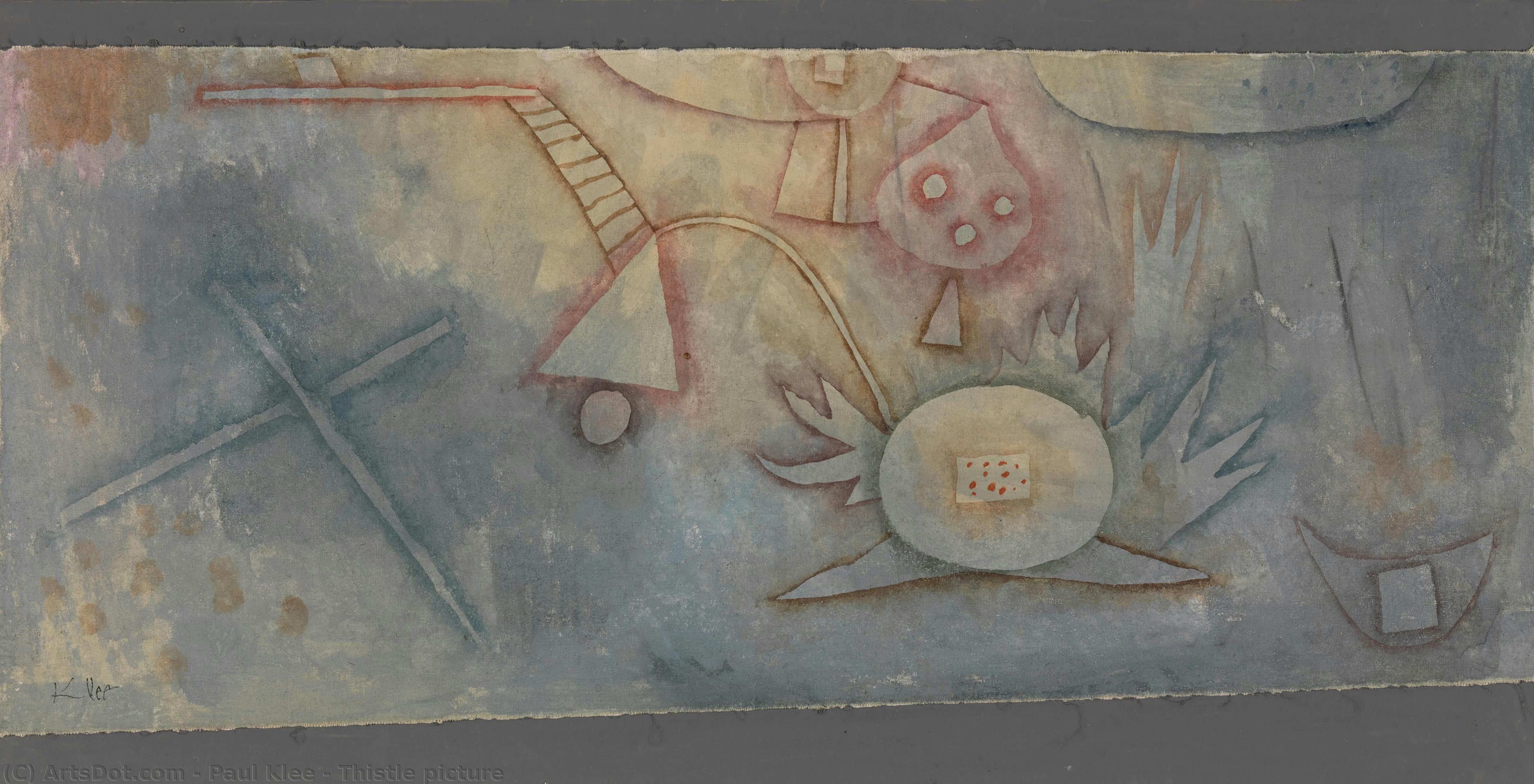 Thistle Beeld — Paul Klee