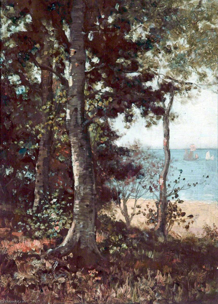 获得这幅画作的手绘复制品。 Through the Trees - richard wane